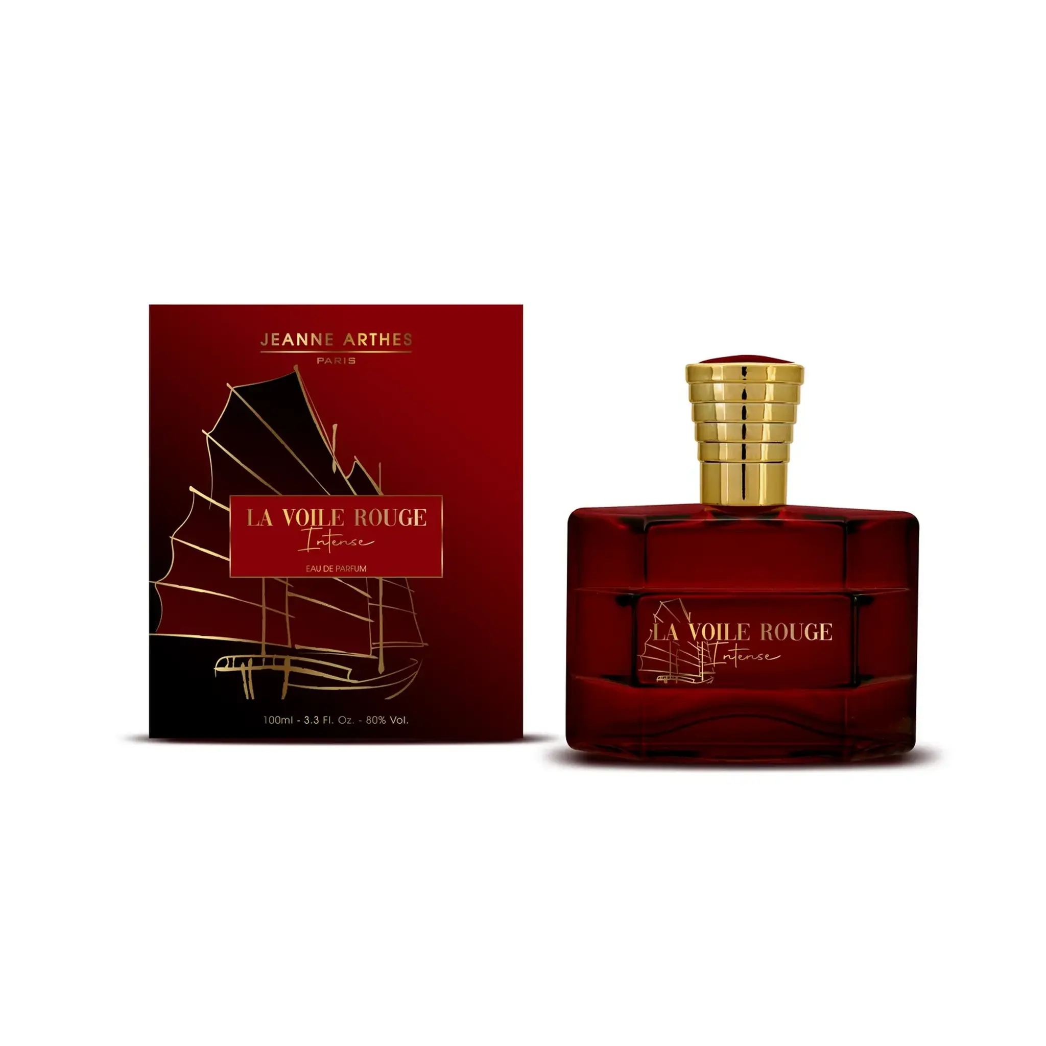 JEANNE ARTHES La voile rouge intense eau de parfum