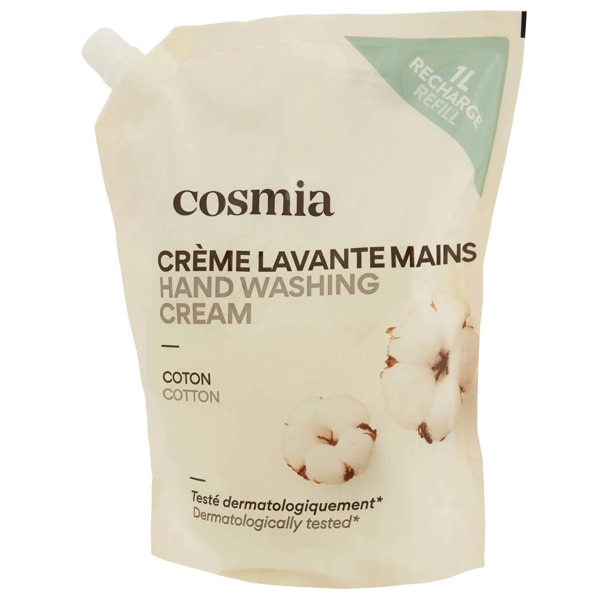 COSMIA Recharge crème lavante mains coton