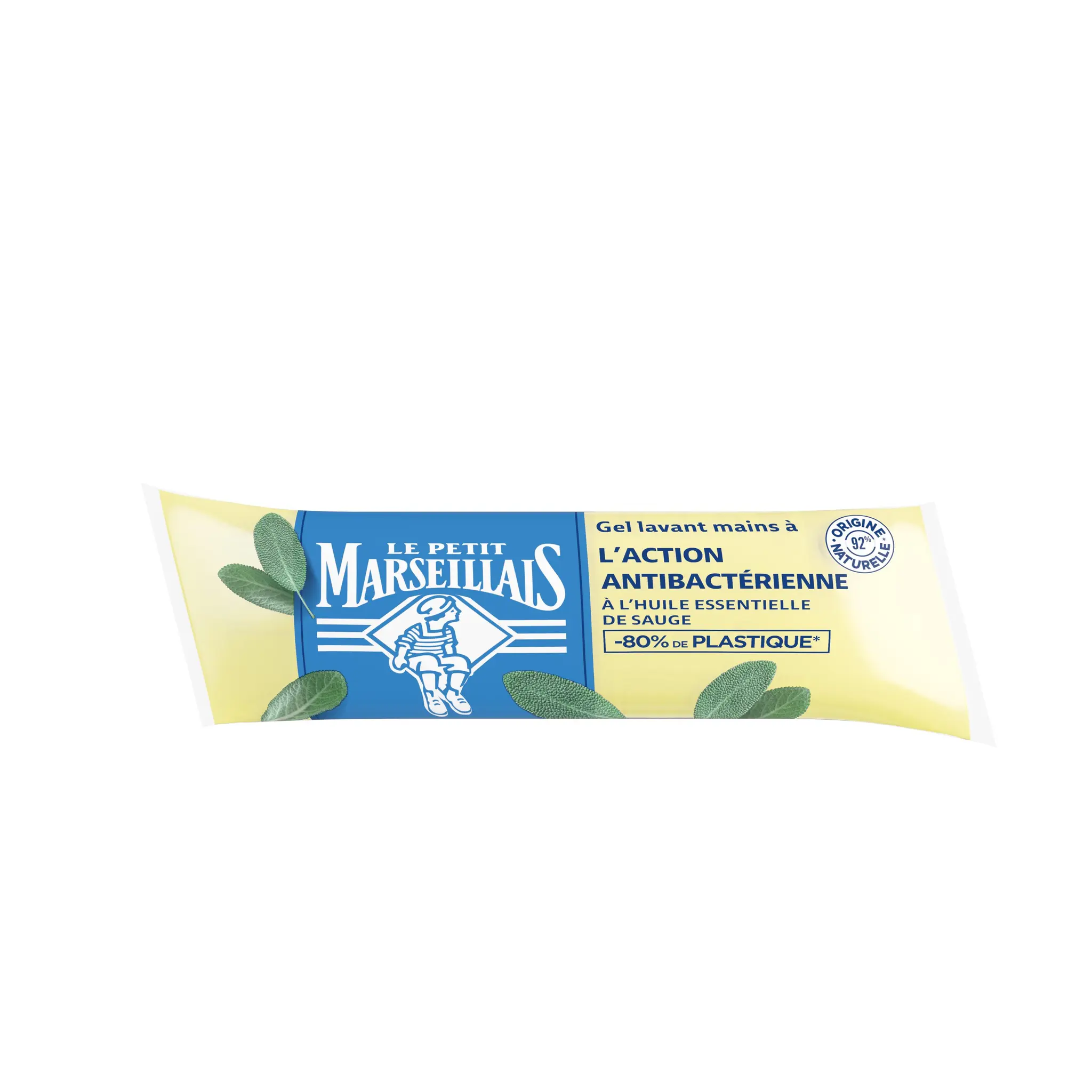 LE PETIT MARSEILLAIS Recharge savon liquide mains action antibactérienne huile essentielle de sauge