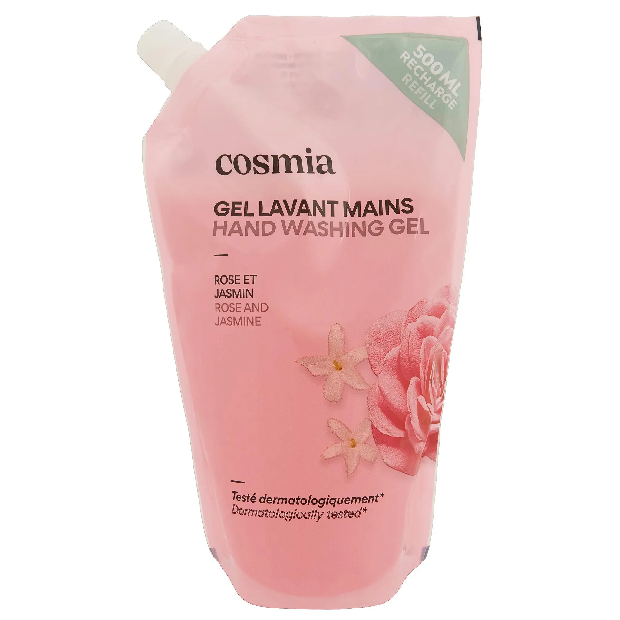 COSMIA Recharge gel lavant mains rose et jasmin