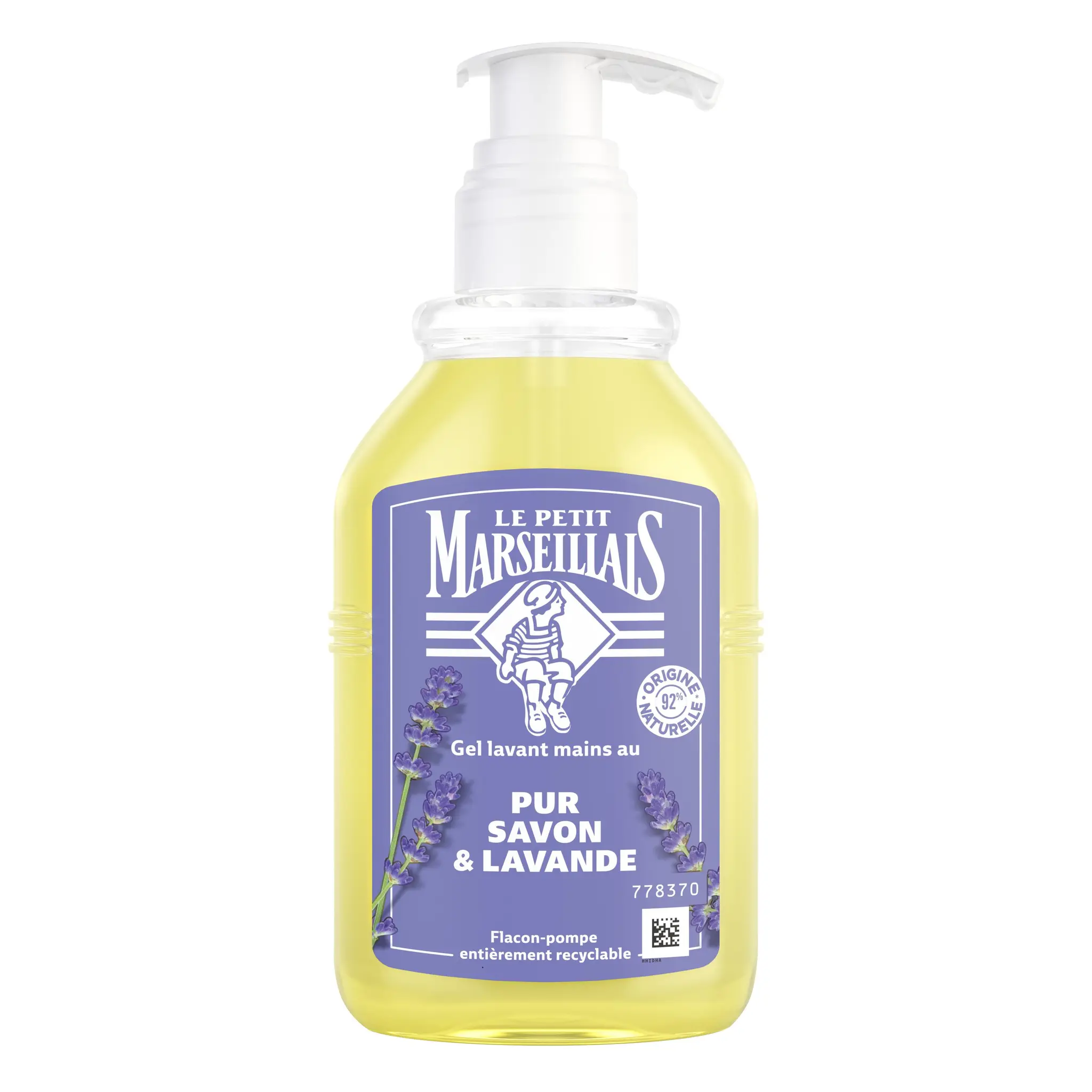 LE PETIT MARSEILLAIS Gel lavant mains au pur savon et lavande