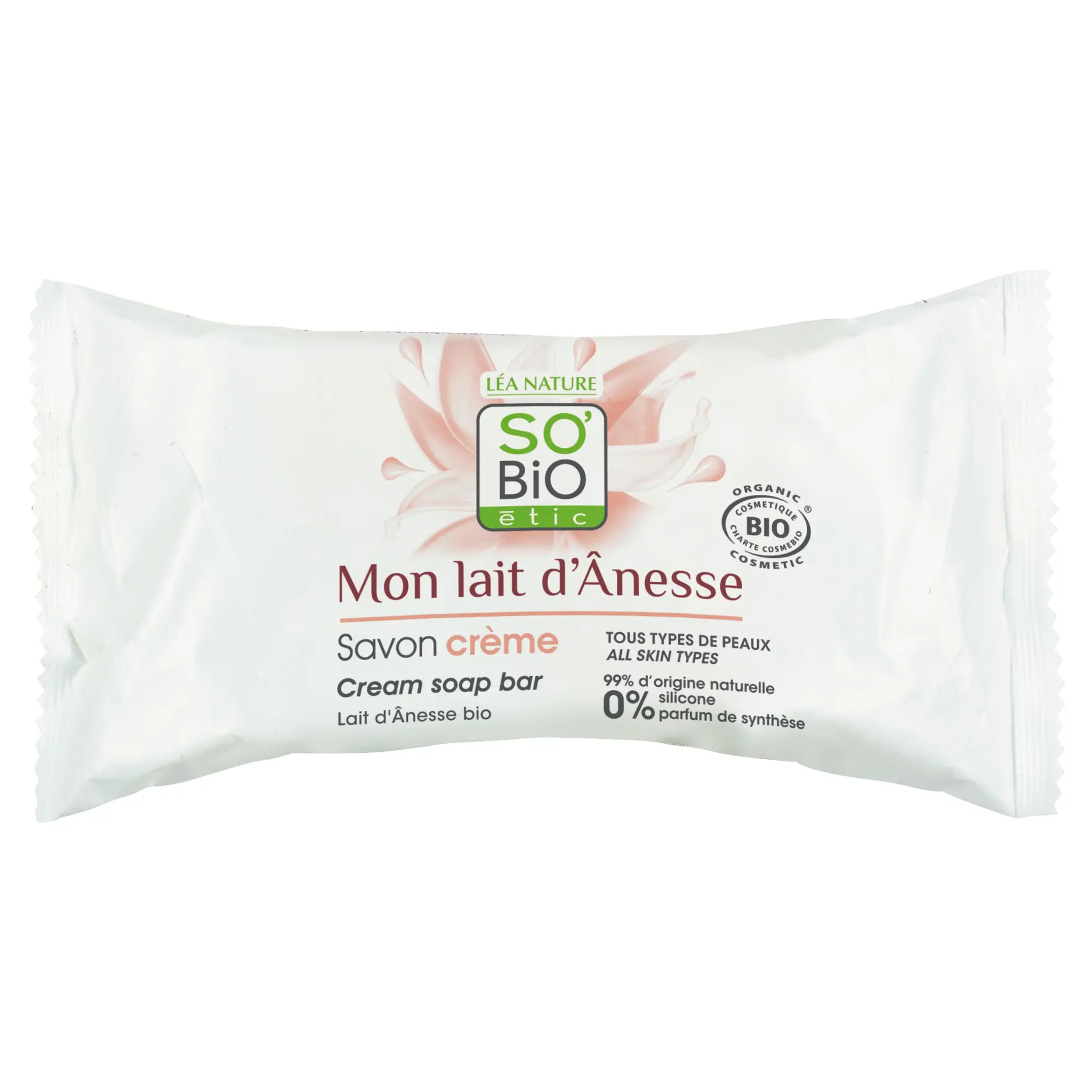 SO BIO ETIC Savon crème Mon Lait d'Ânesse bio tous types de peaux