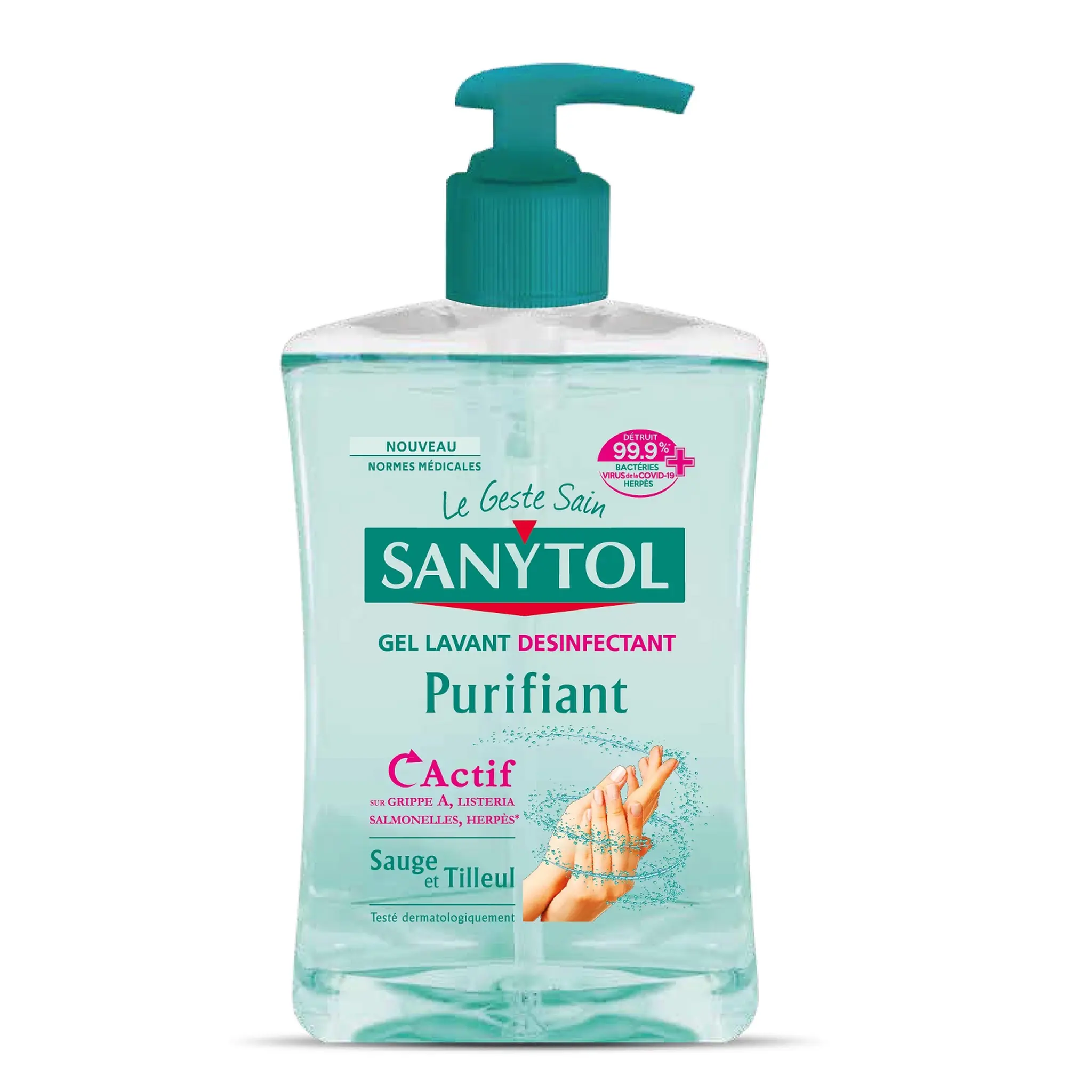 SANYTOL Gel lavant désinfectant purifiant sauge et tilleul
