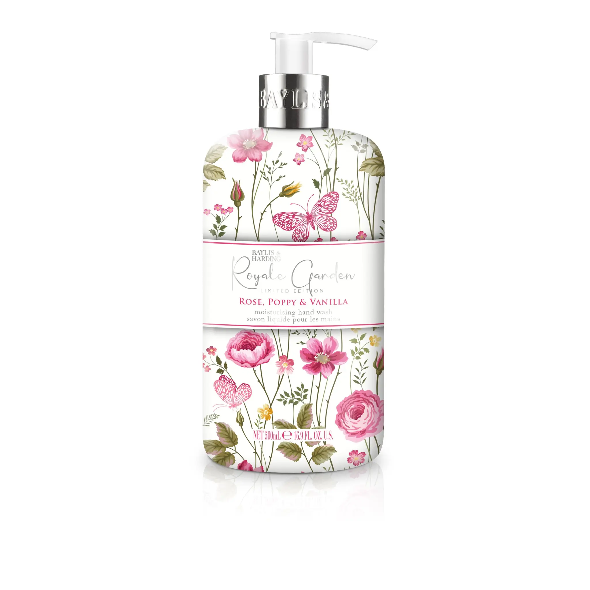 BAYLIS & HARDING Savon liquide mains rose coquelicot & vanille