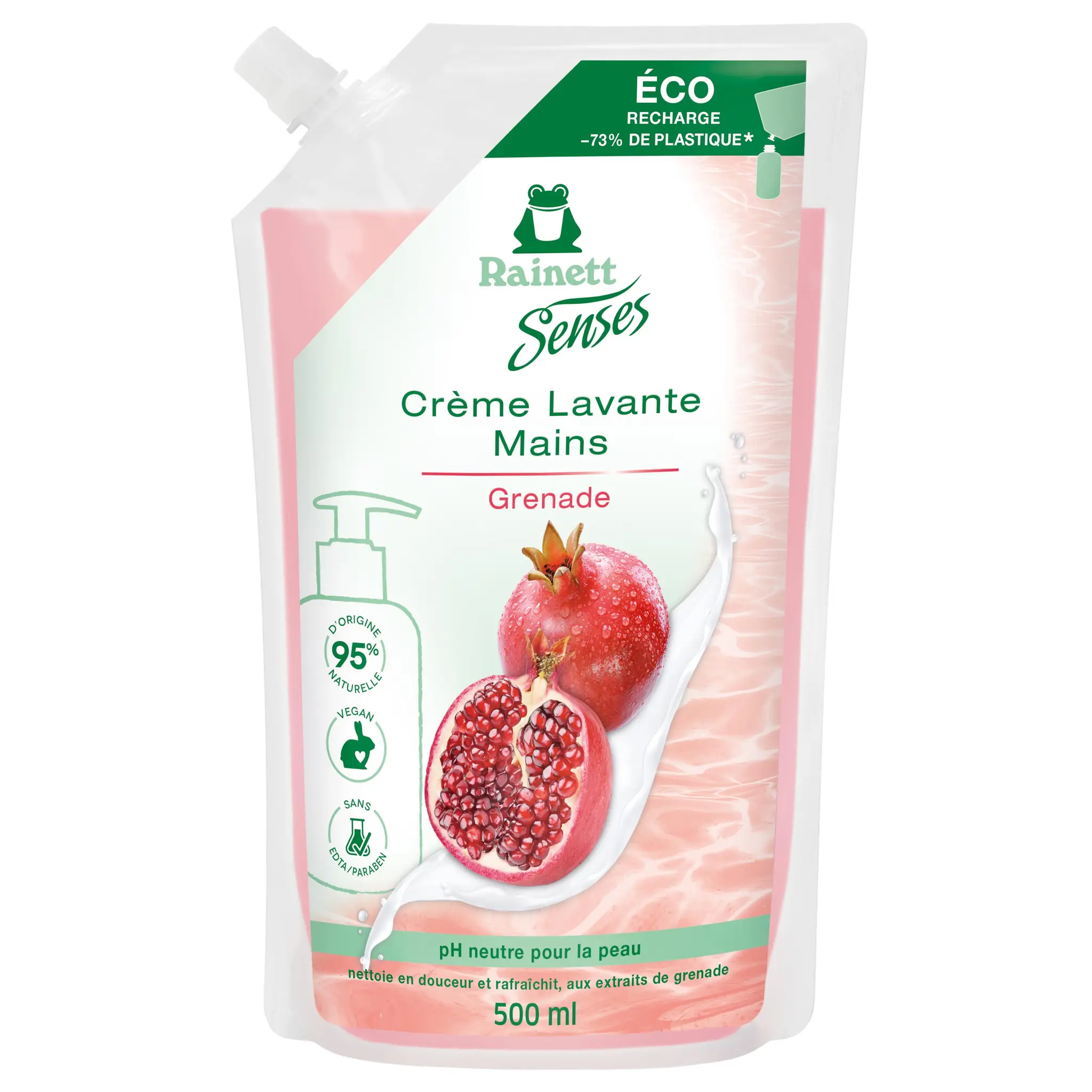 RAINETT Recharge crème lavante mains à la grenade