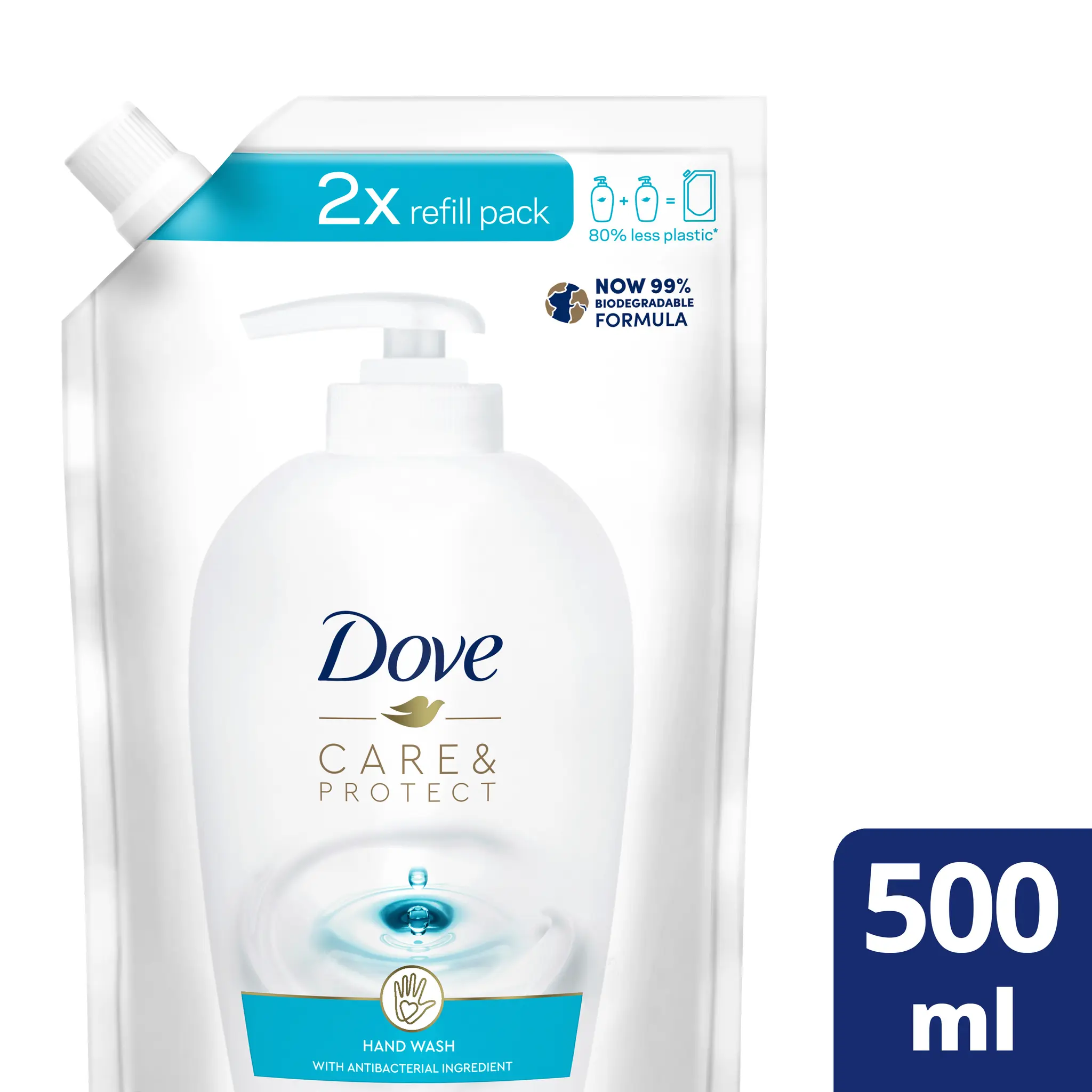 DOVE Recharge savon liquide care & protect