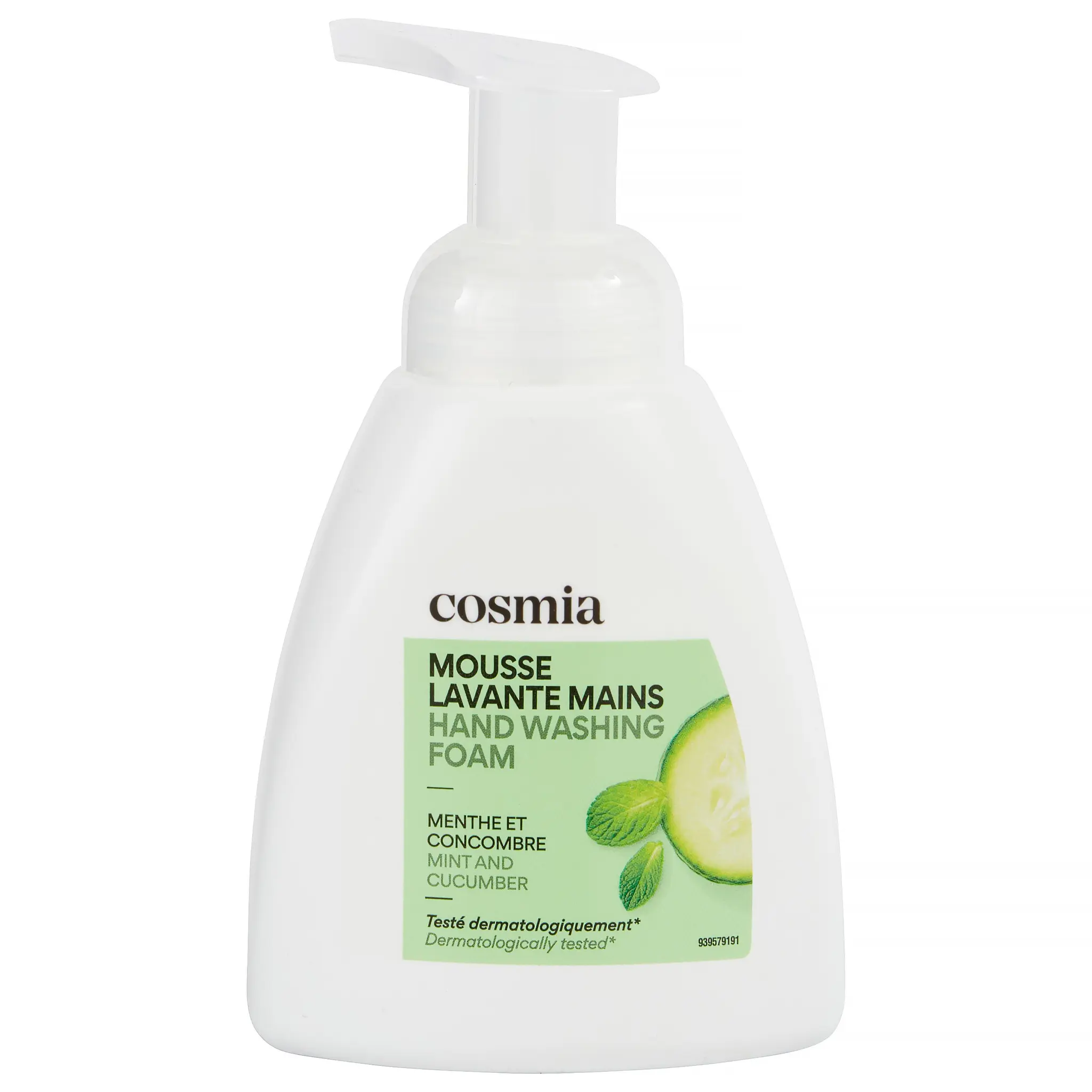 COSMIA Mousse lavante pour mains menthe et concombre