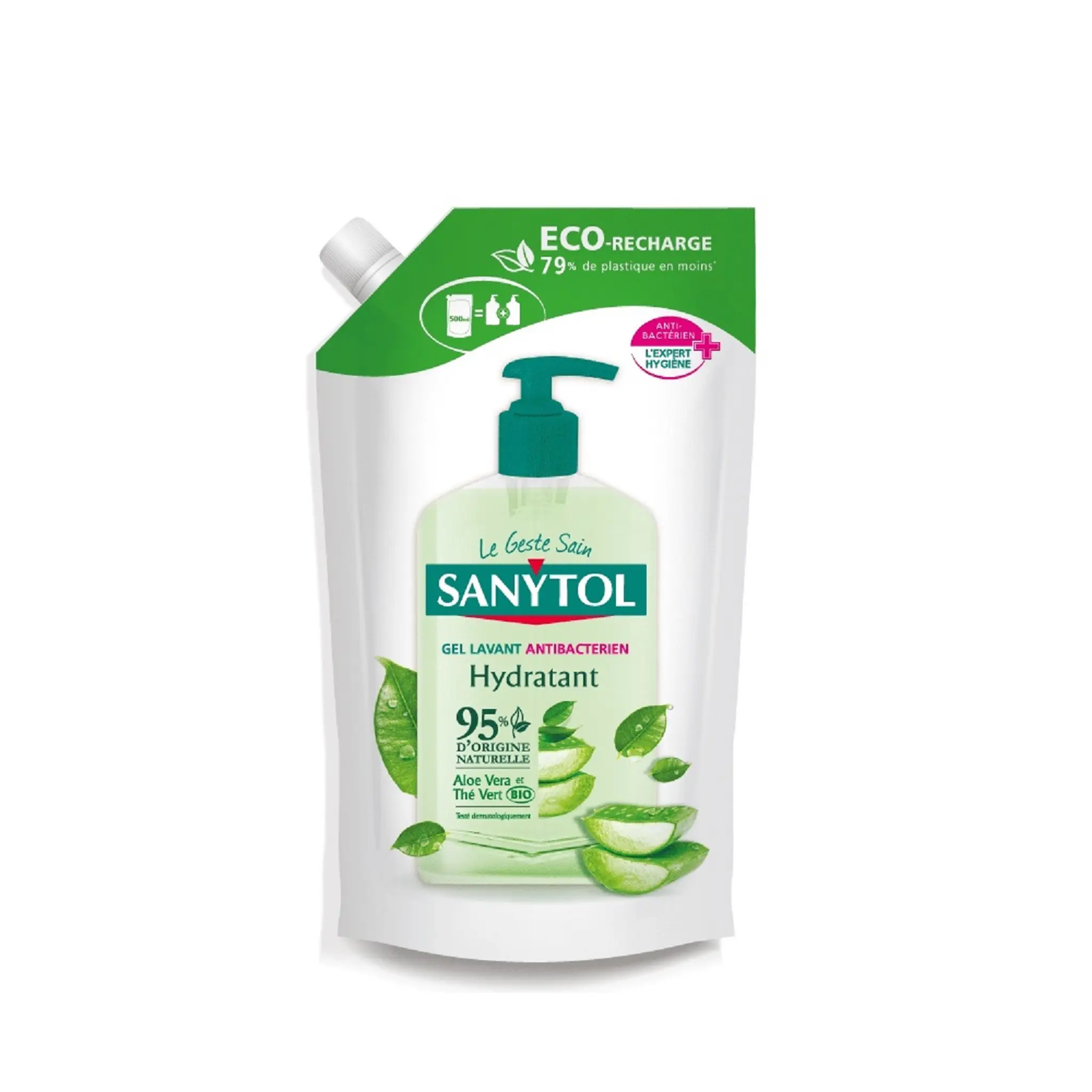 SANYTOL Recharge gel lavant antibactérien hydratant