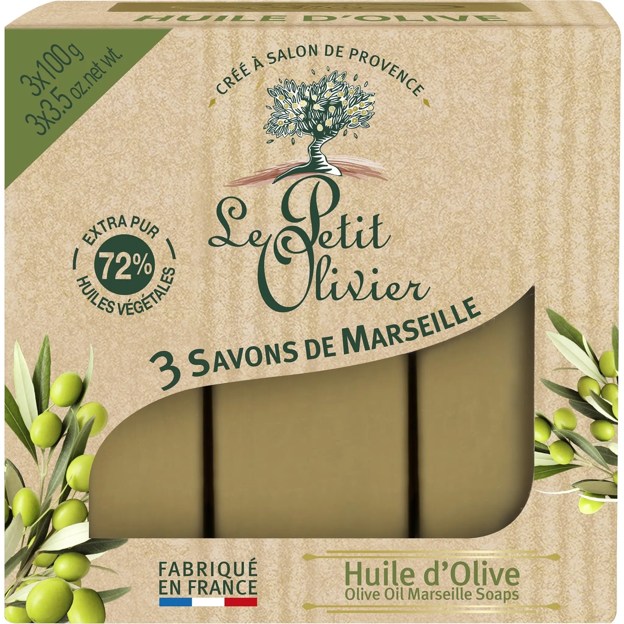 LE PETIT OLIVIER Savon de Marseille à l'huile d'olive