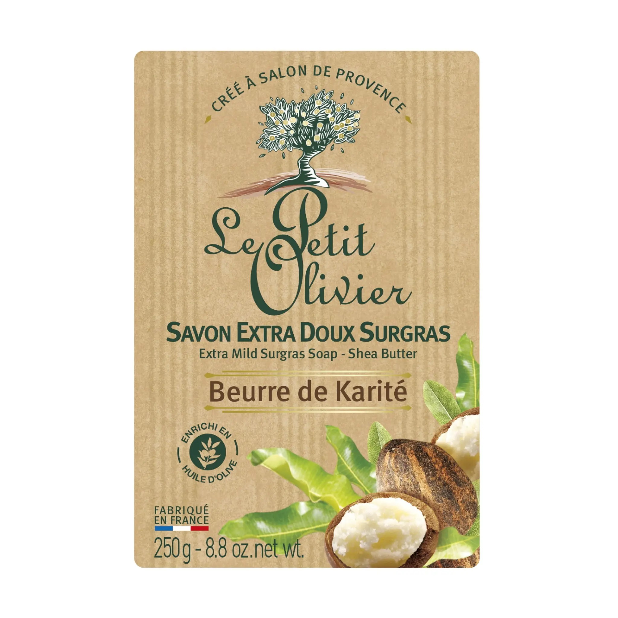 LE PETIT OLIVIER Savon extra doux surgras au beurre de karité