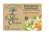 LE PETIT OLIVIER Savonnettes extra douces fleur d'oranger