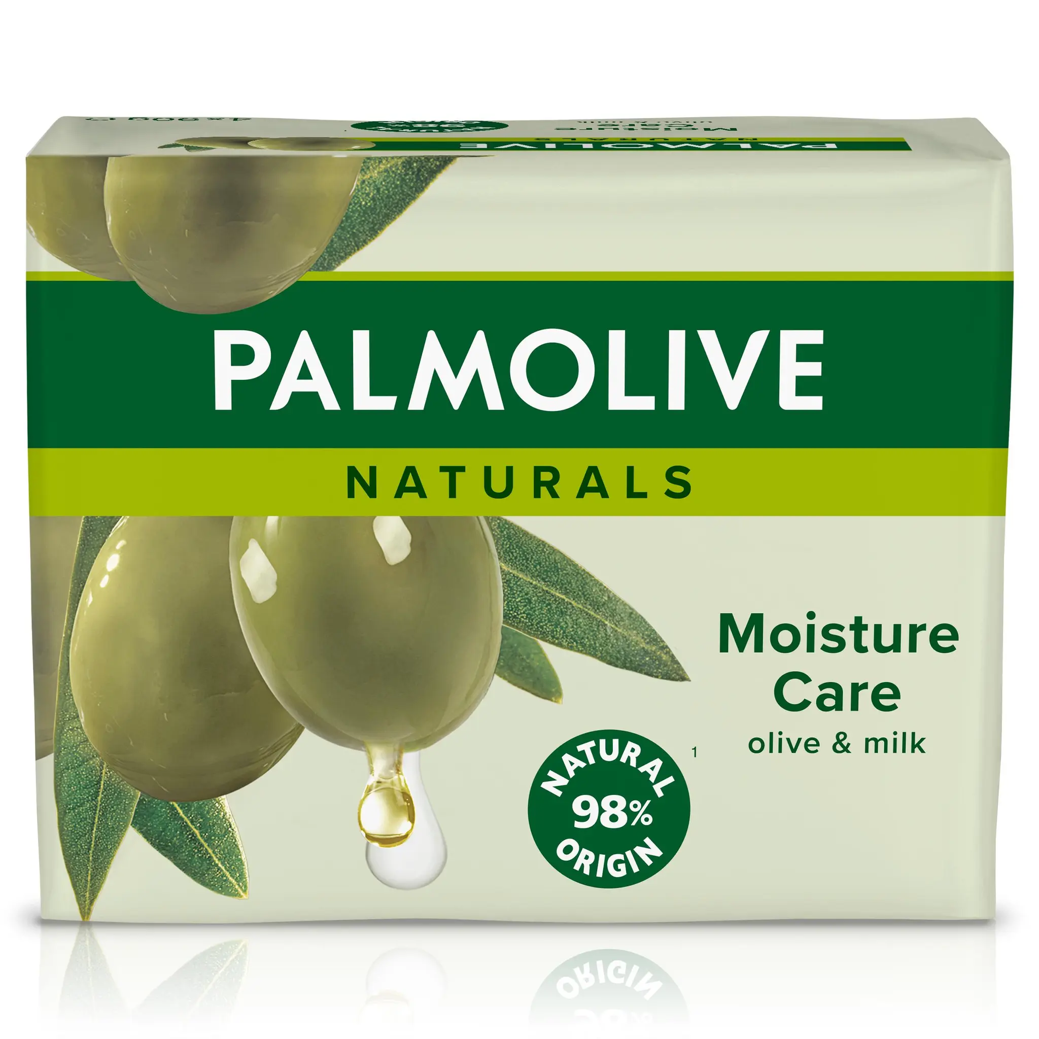 PALMOLIVE Savon solide naturel original à l'olive