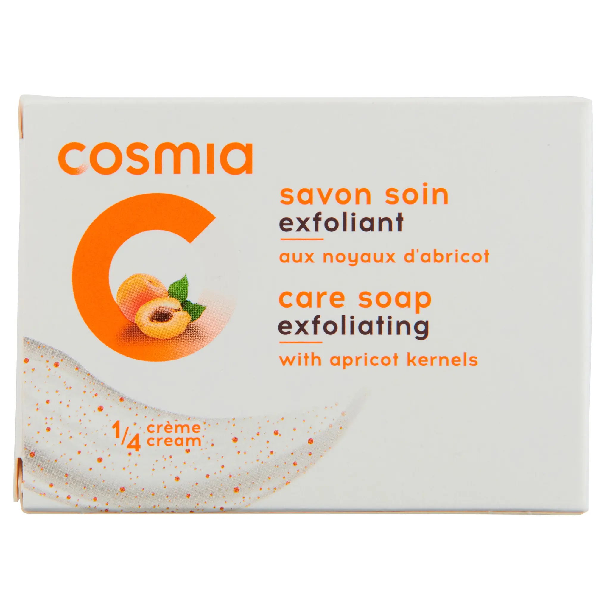 COSMIA Savon soin exfoliant aux noyaux d'abricot