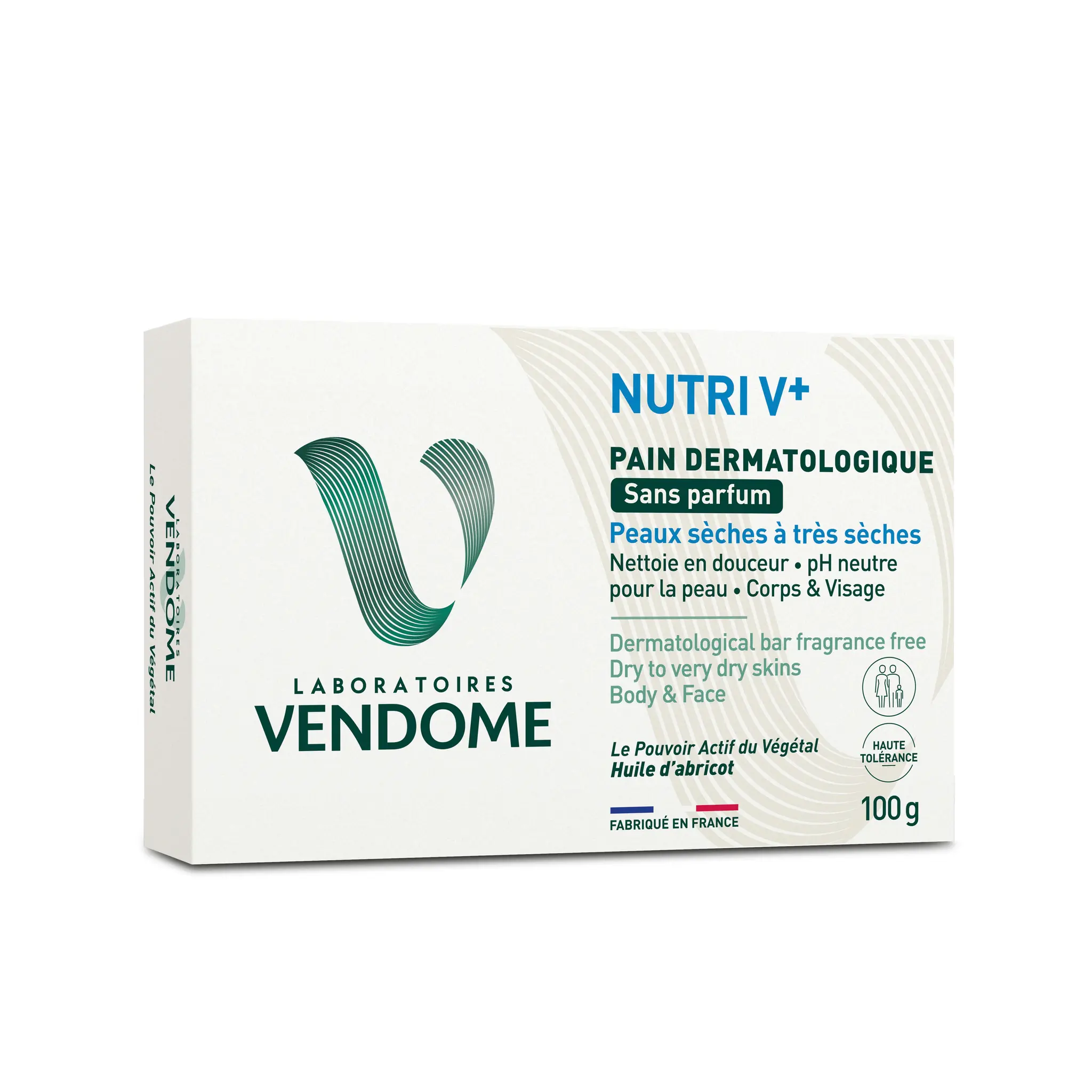 LABORATOIRES VENDOME Pain dermatologique peaux sèches