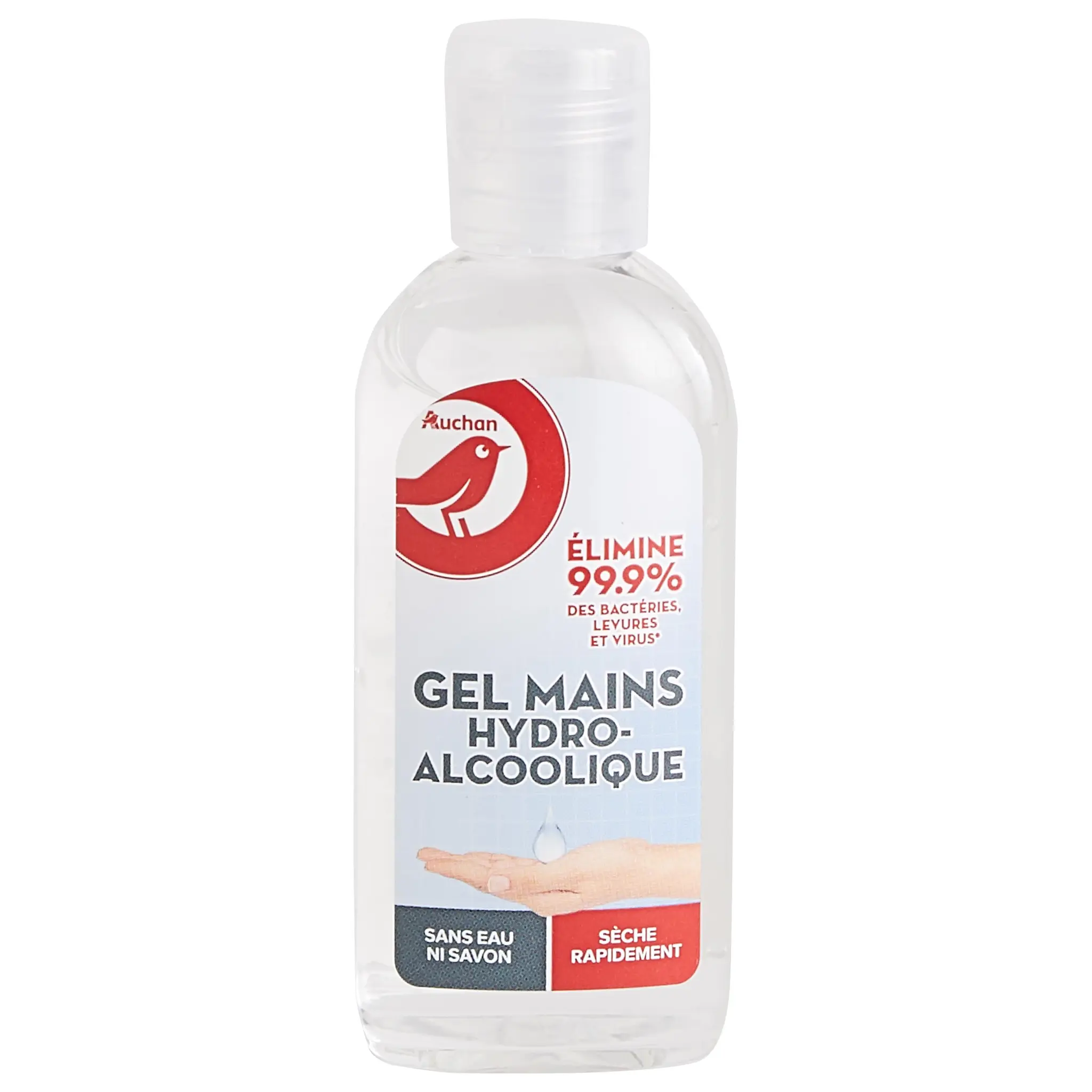 AUCHAN Gel mains hydroalcoolique