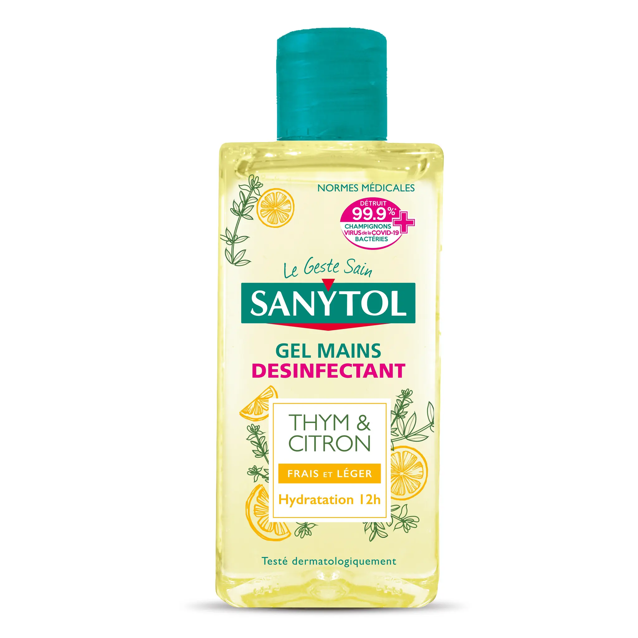 SANYTOL Gel mains désinfectant thym et citron