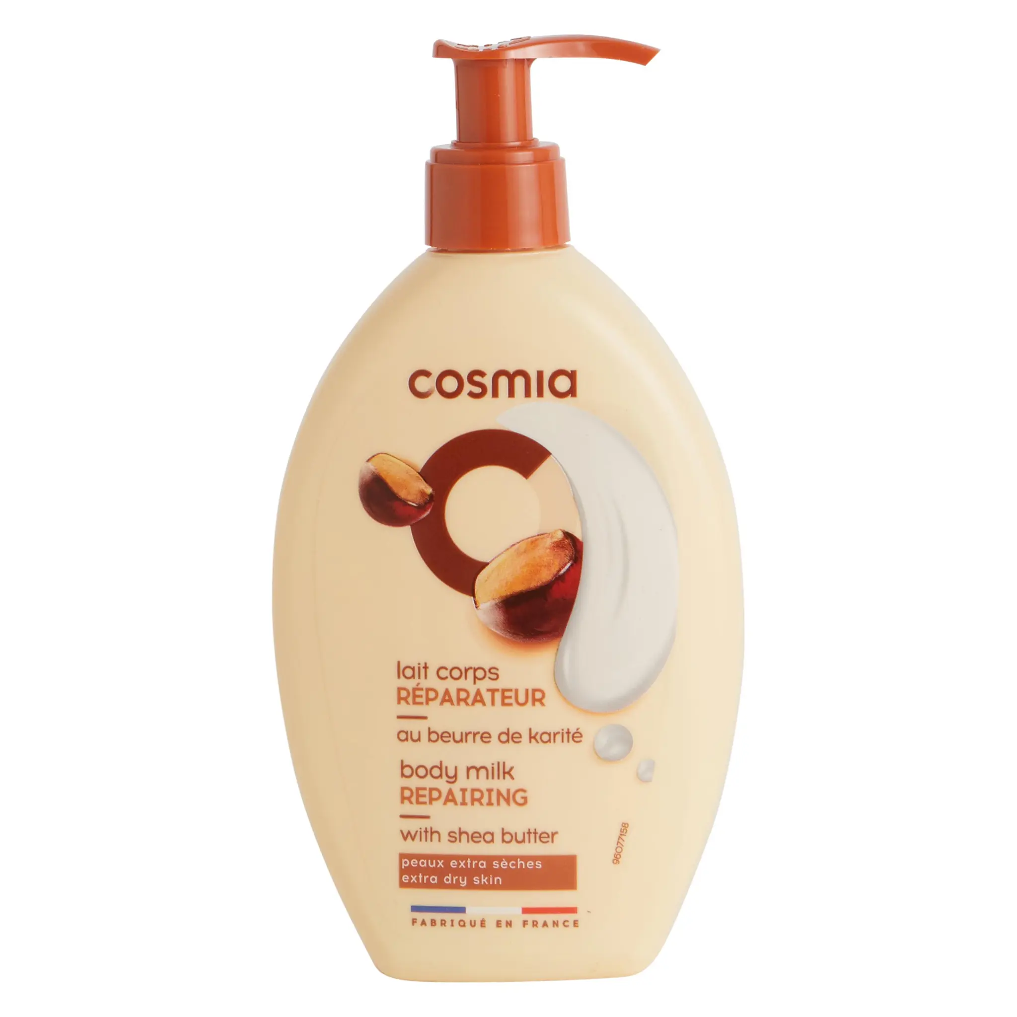COSMIA Lait corps réparateur au beurre de karité peaux extra sèches
