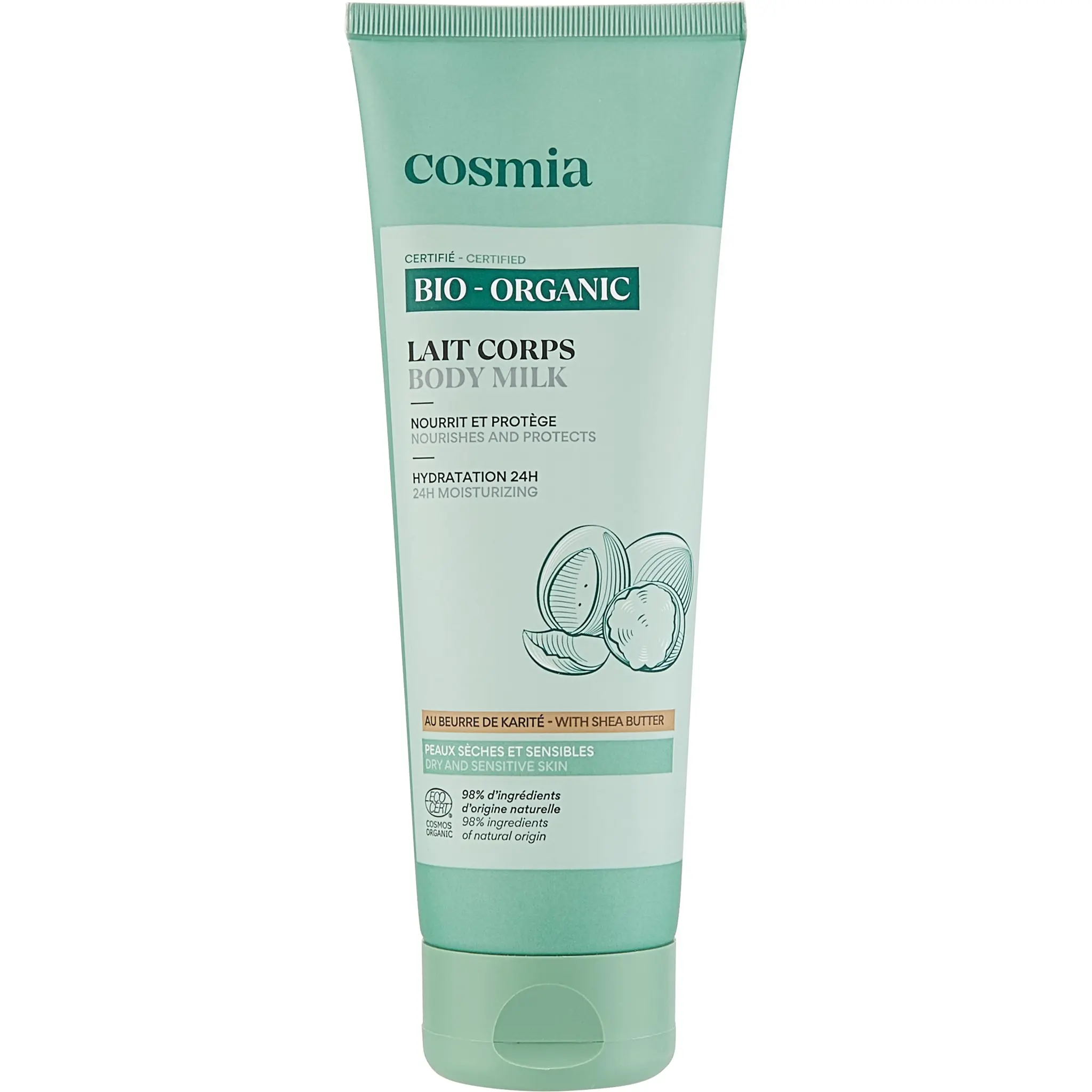 COSMIA BIO Lait corps au beurre de karité peaux sèches et sensibles