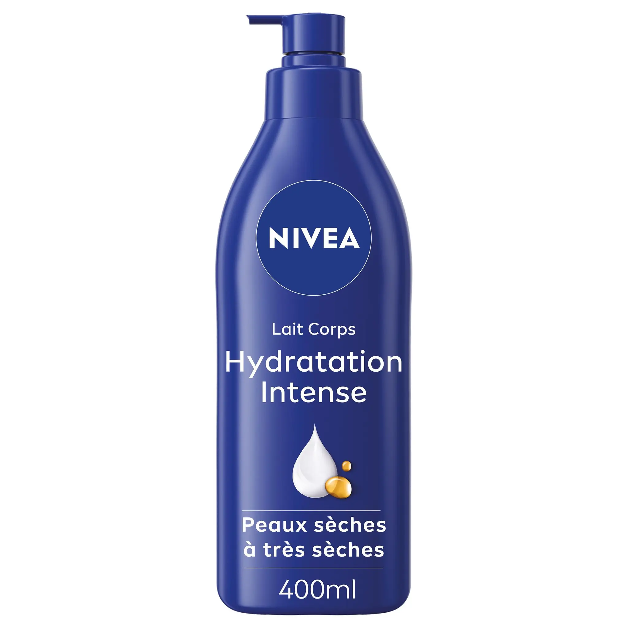 NIVEA Lait corps nourrissant 72H d'hydratation peaux sèches à très sèches