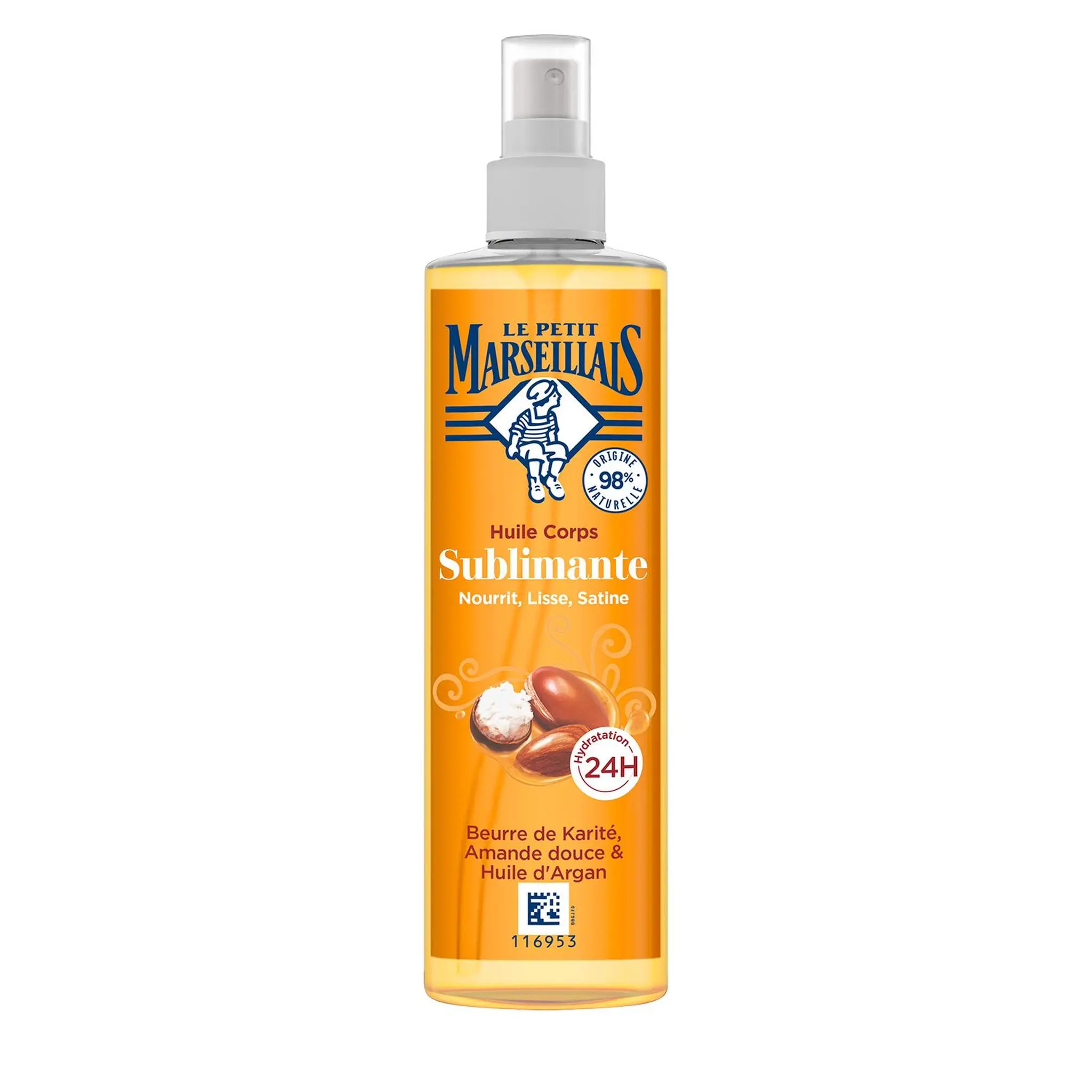 LE PETIT MARSEILLAIS Huile hydratante corps beurre de karité amande et argan