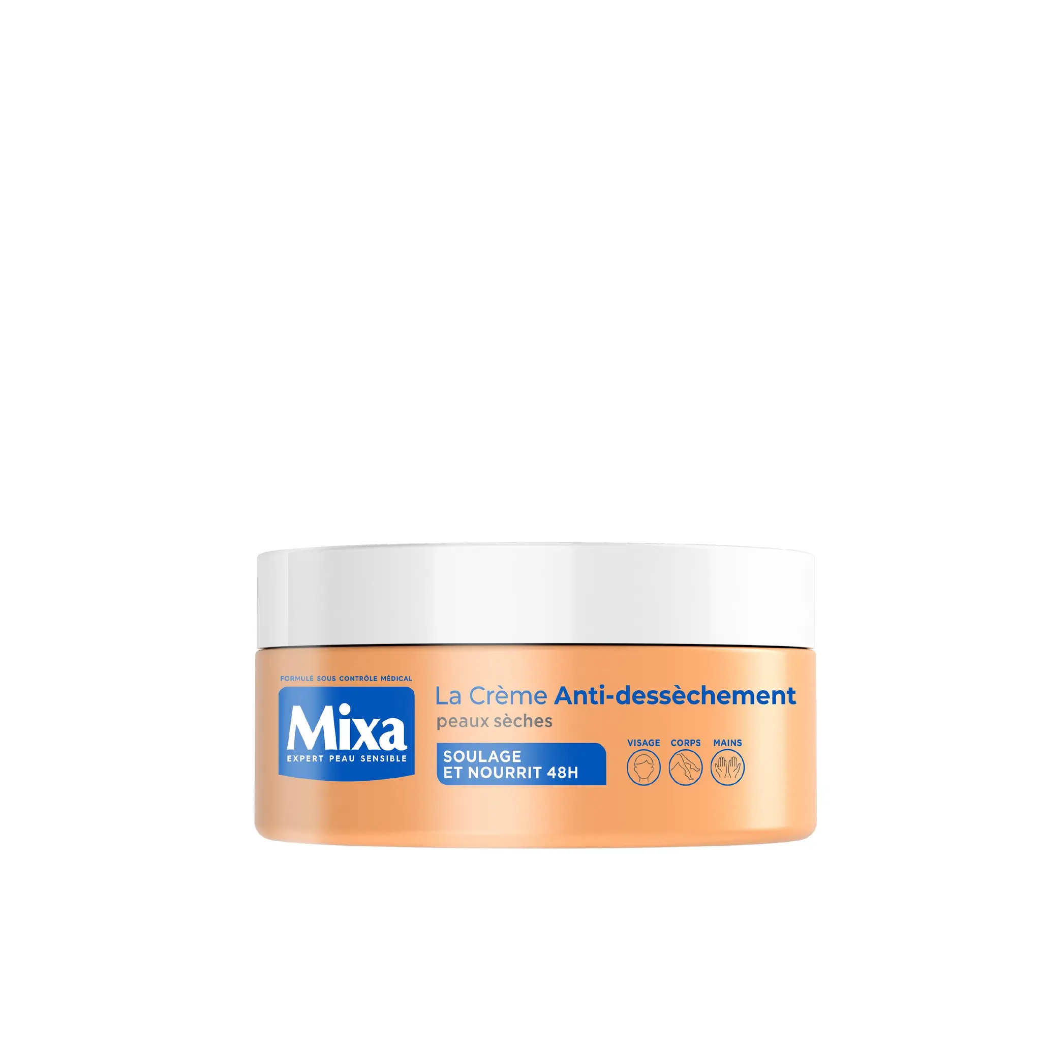 MIXA La Crème Anti-Dessèchement visage, corps, mains peaux sèches