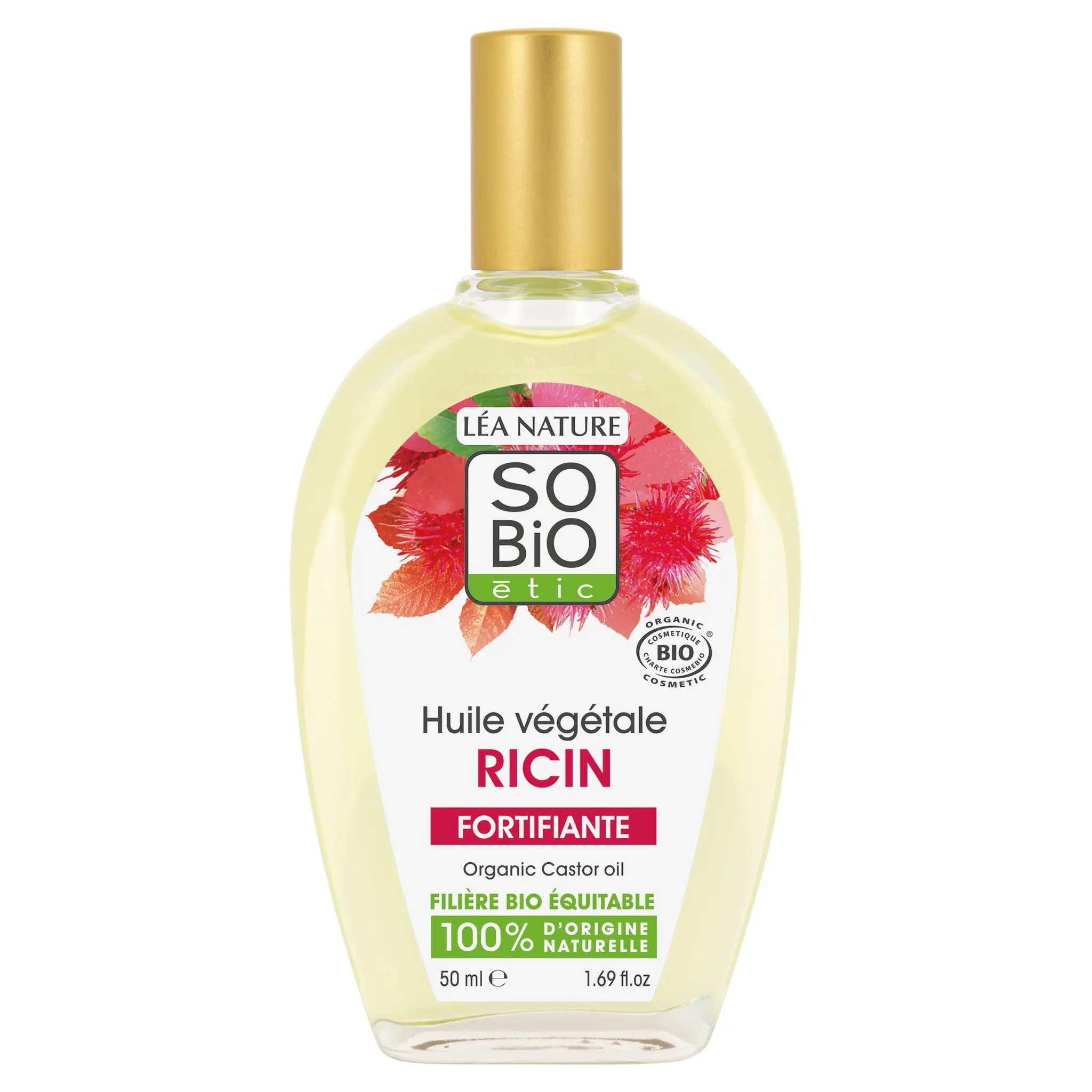 SO BIO ETIC Huile végétale de ricin fortifiante bio