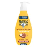 LE PETIT MARSEILLAIS Lait corps soin hydratant nutrition au beurre de karité, amande douce et huile d'argan pour peaux très sèches