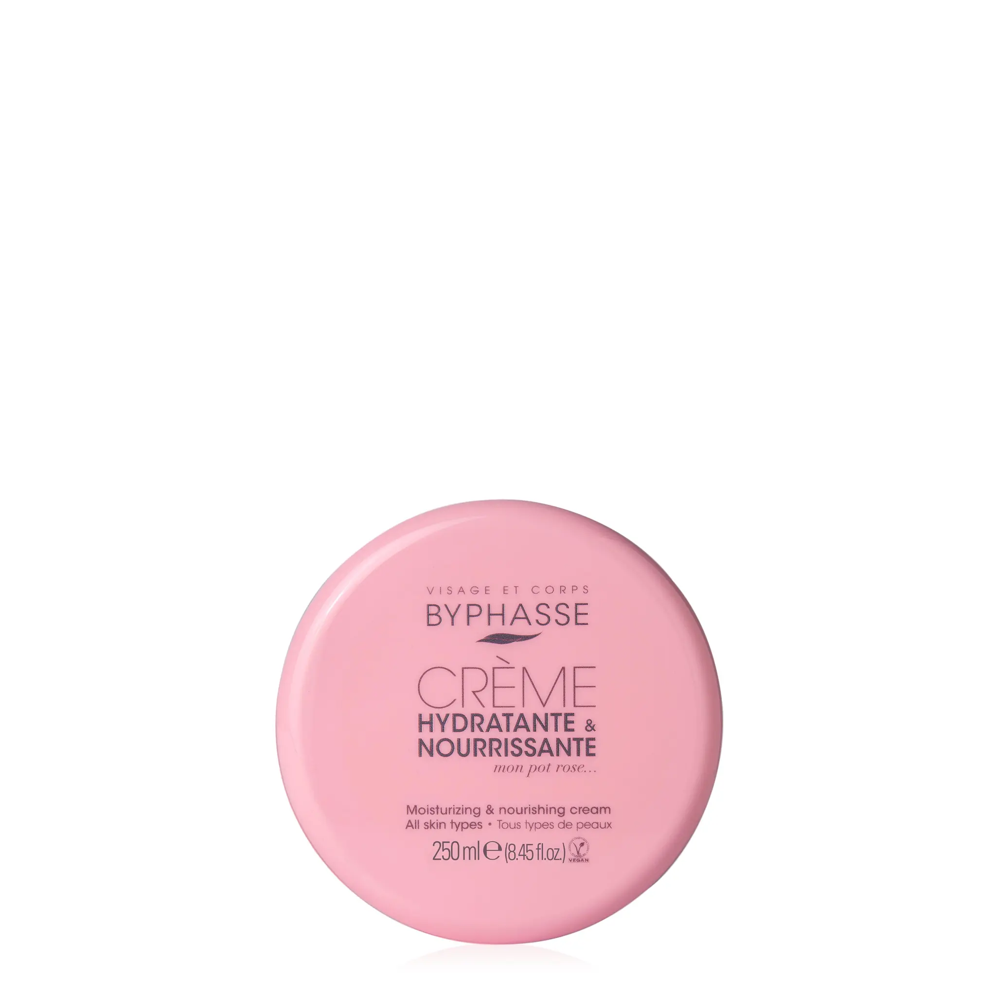 BYPHASSE Crème hydratante et nourrissante tous types de peaux