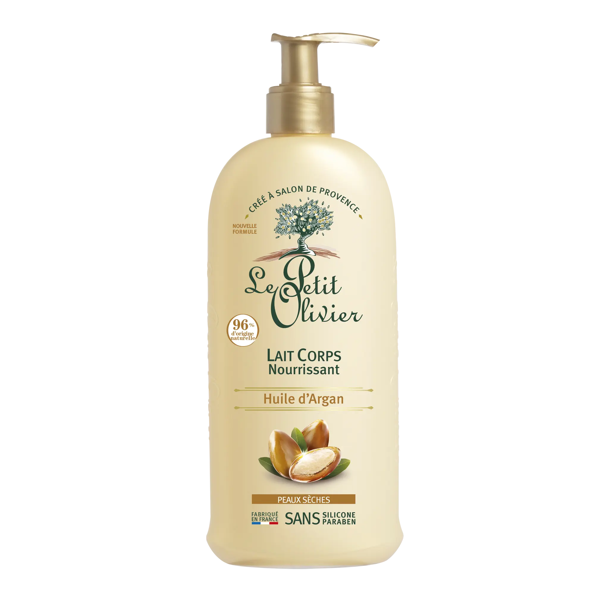 LE PETIT OLIVIER Lait corps nourrissant huile d'argan peaux sèches