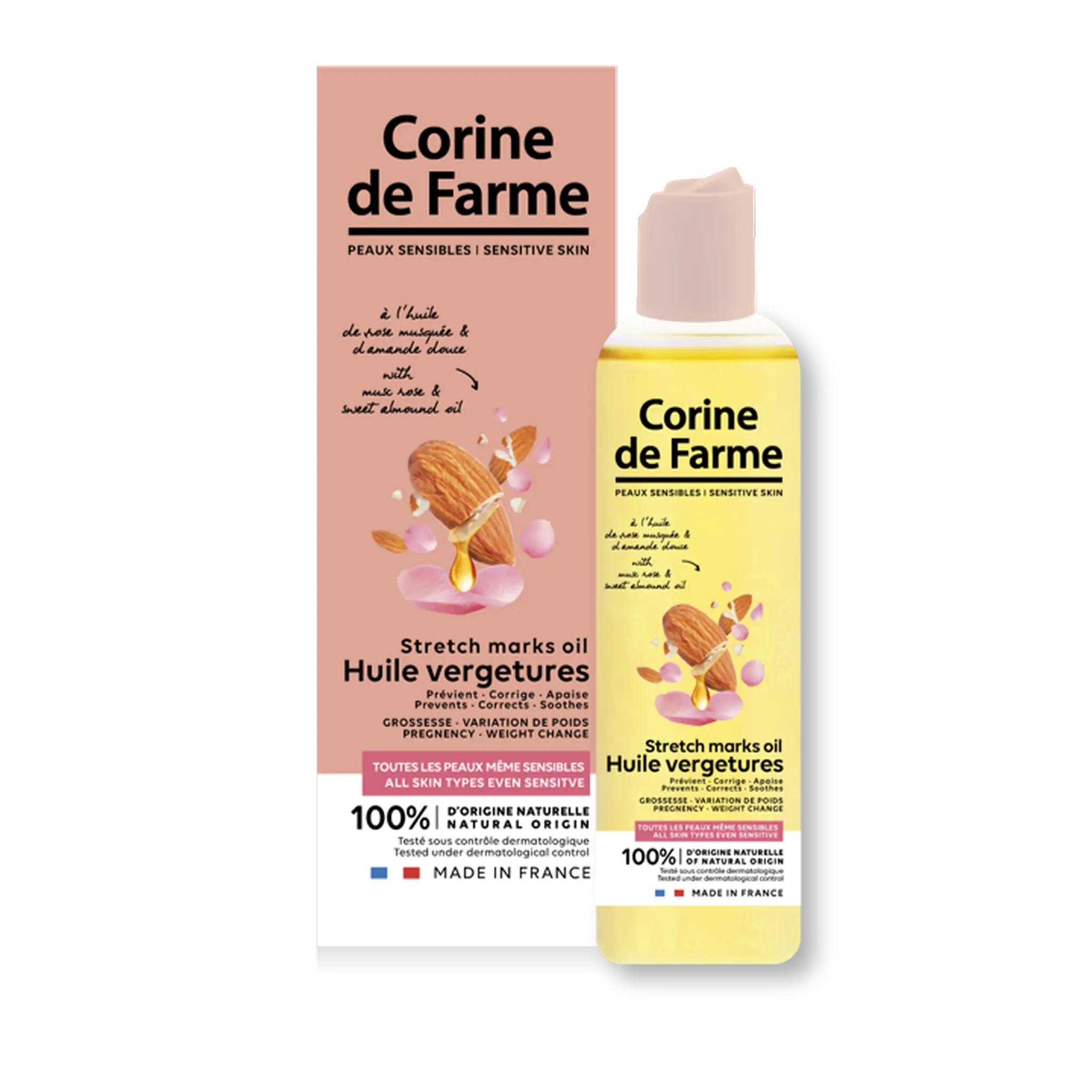 CORINE DE FARME Huile vergetures tous types de peaux même sensibles