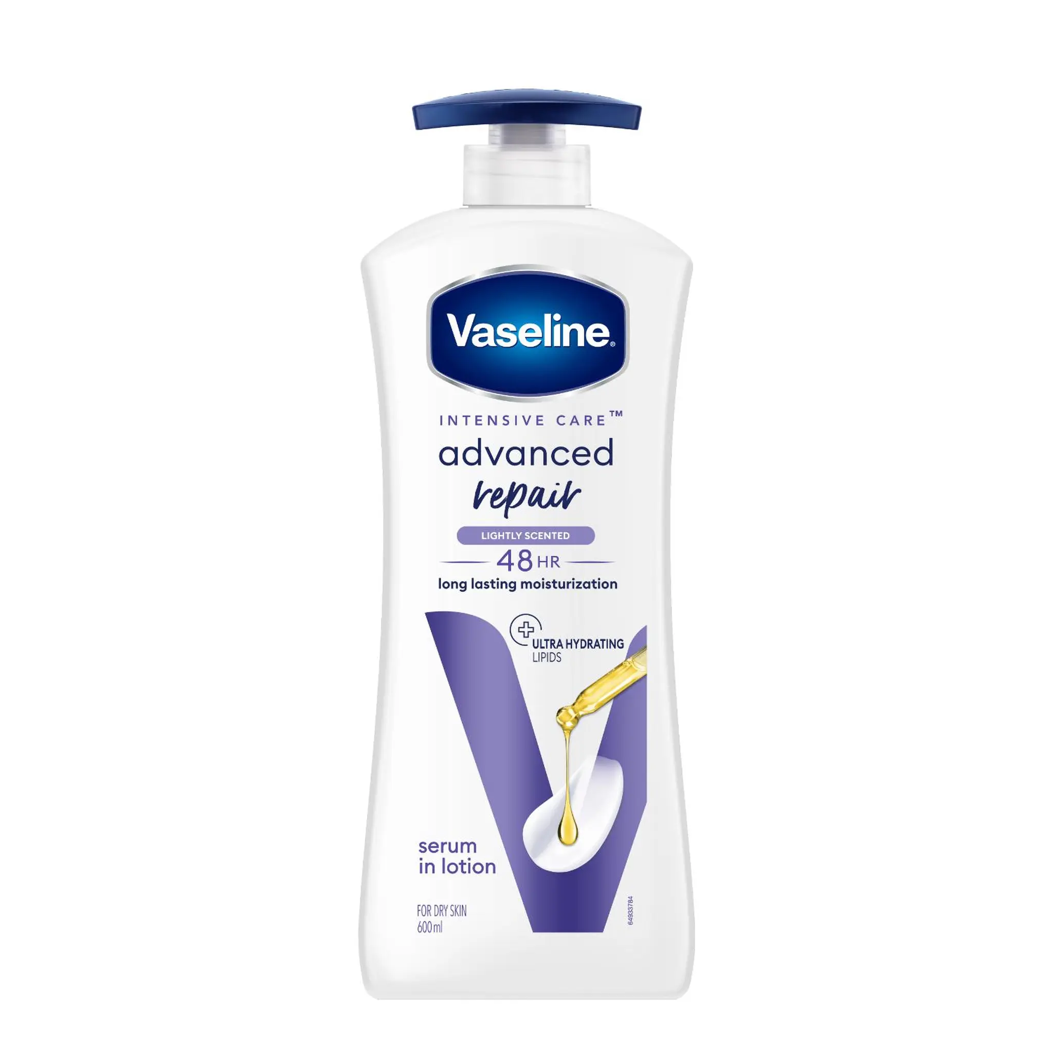 VASELINE Advanced Repair Lotion pour le corps ultra hydratante 48H peaux sèches