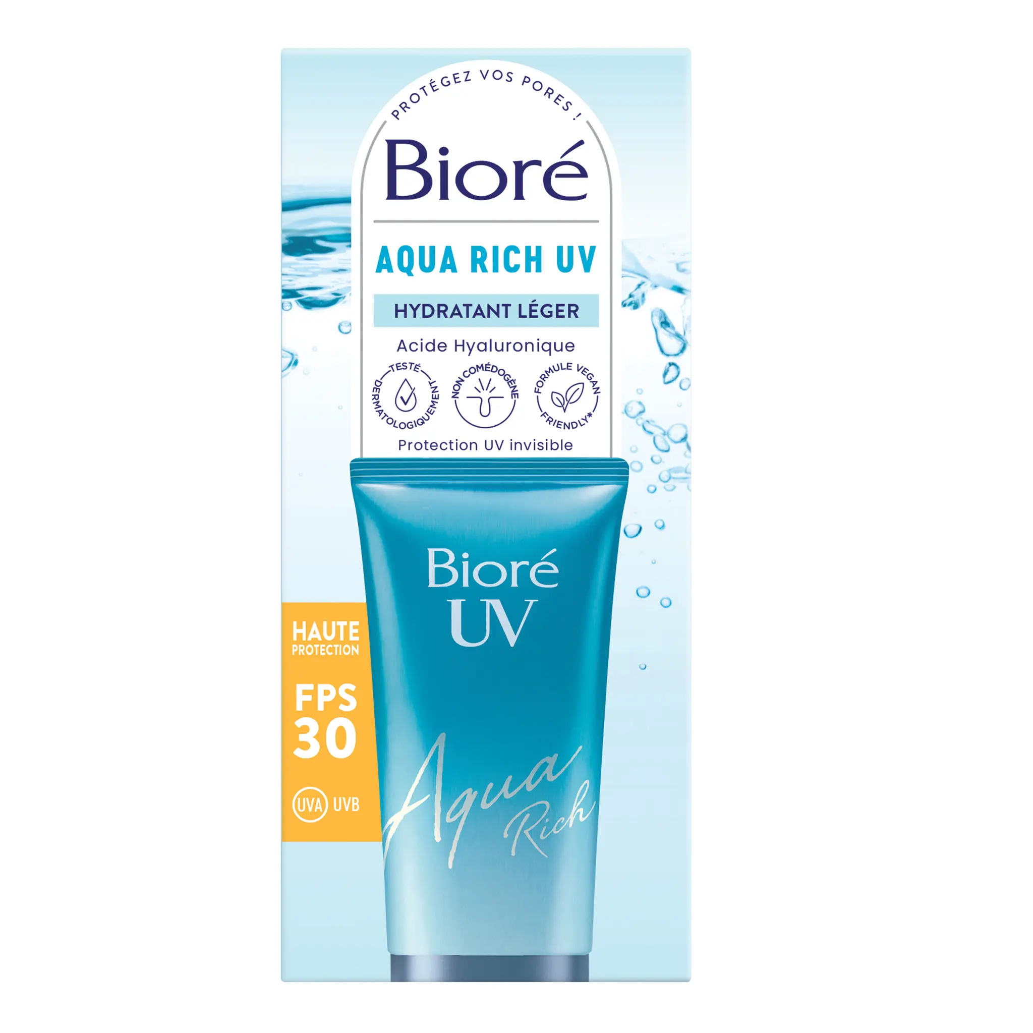 BIORE Soin hydratant léger SPF30 acide hyaluronique