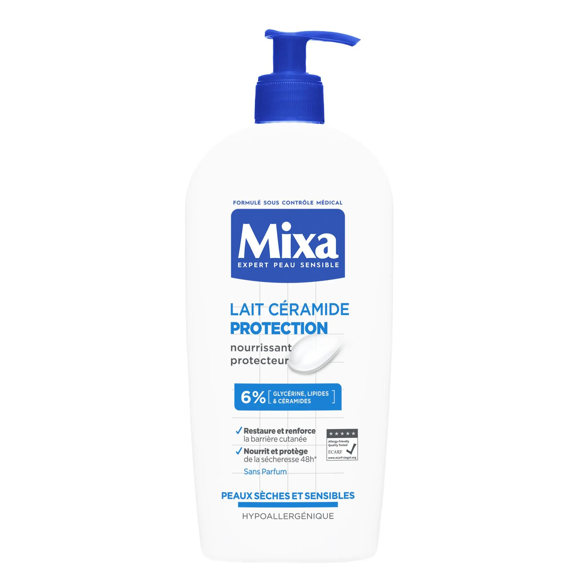 MIXA Lait céramide protection peaux sèches et sensibles