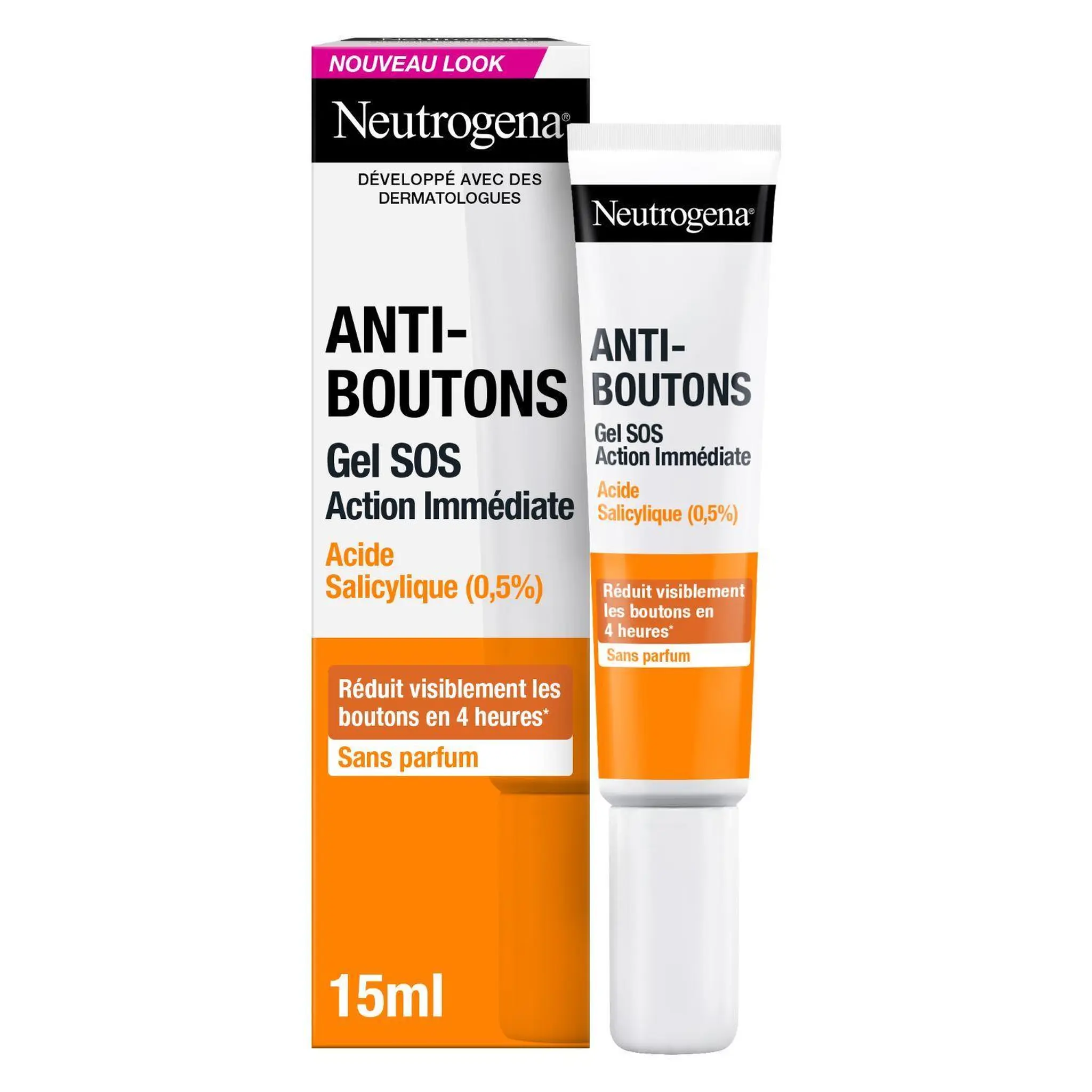 NEUTROGENA Gel anti-boutons SOS action immédiate à l'acide salicylique peaux acnéiques