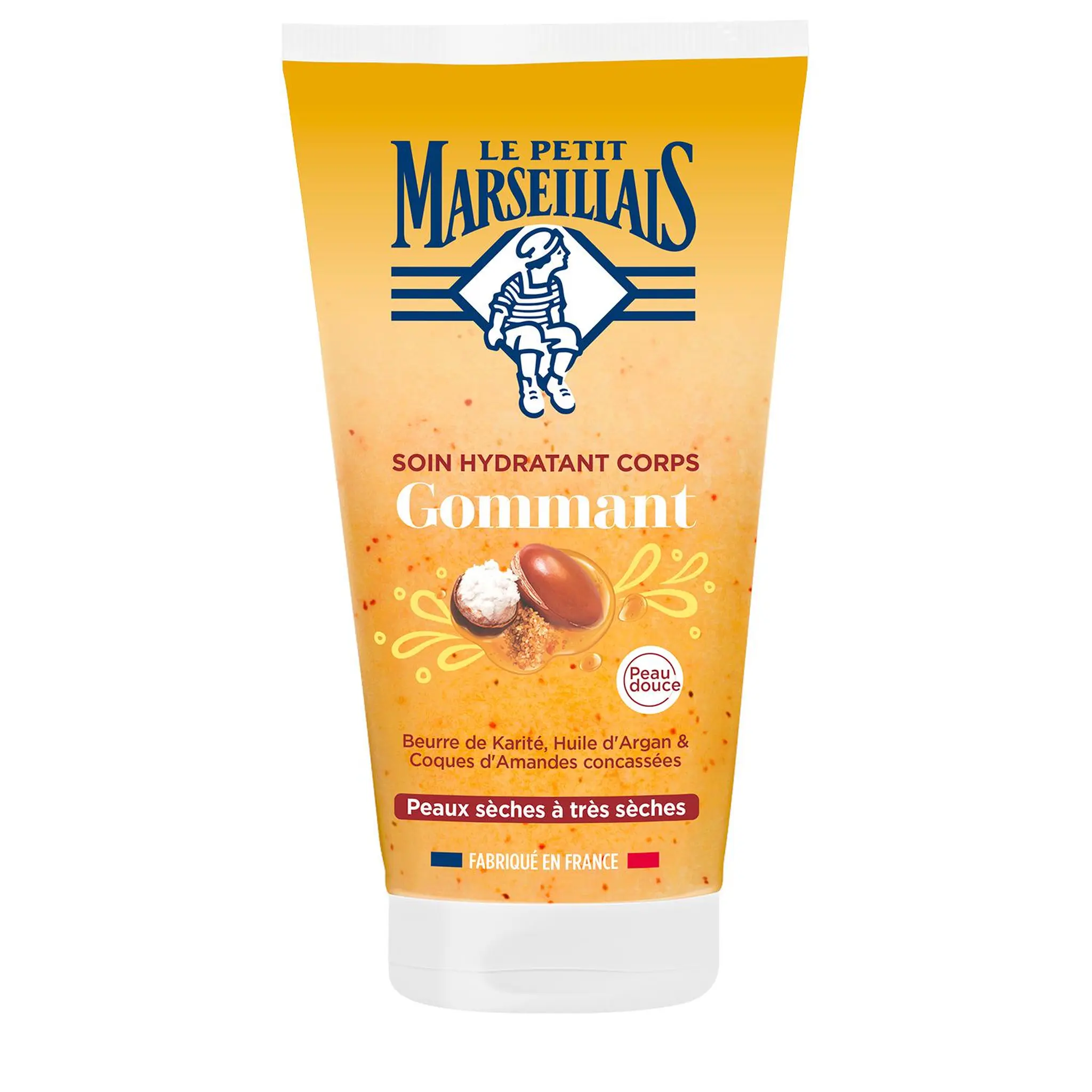 LE PETIT MARSEILLAIS Gommage corps exfoliant et hydratant karité huile d'argan et amandes