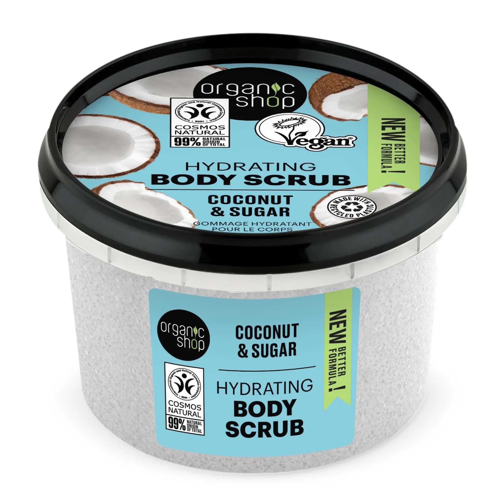 ORGANIC SHOP Body scrub hydrating coconut et sugar