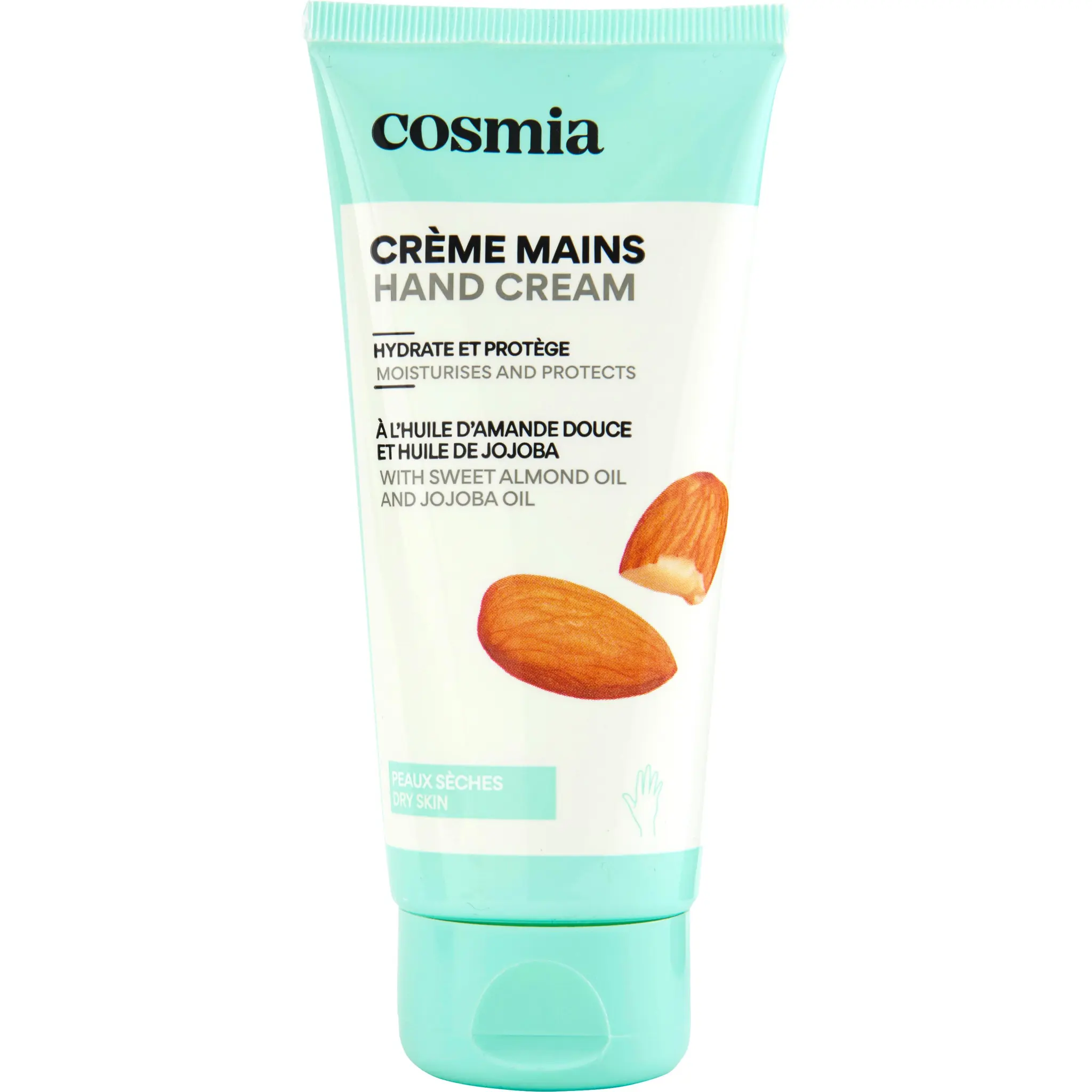 COSMIA Crème mains à l'huile d'amande douce peaux sèches