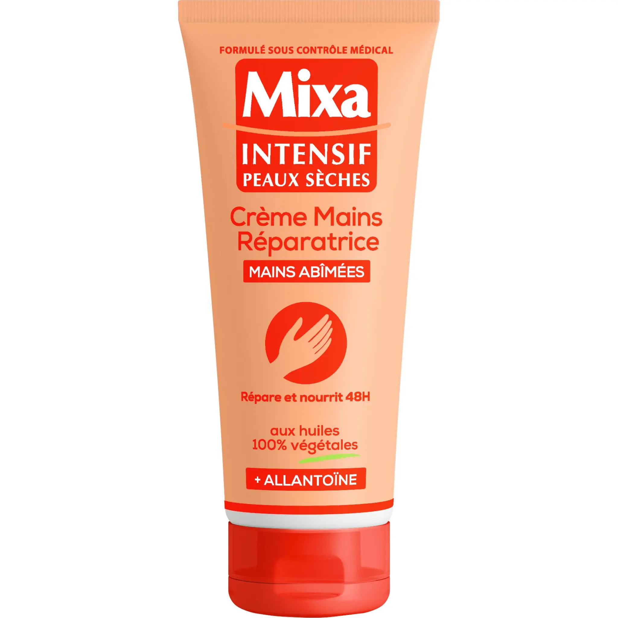 MIXA Intensif Crème mains réparatrice mains abîmées pour peaux sèches