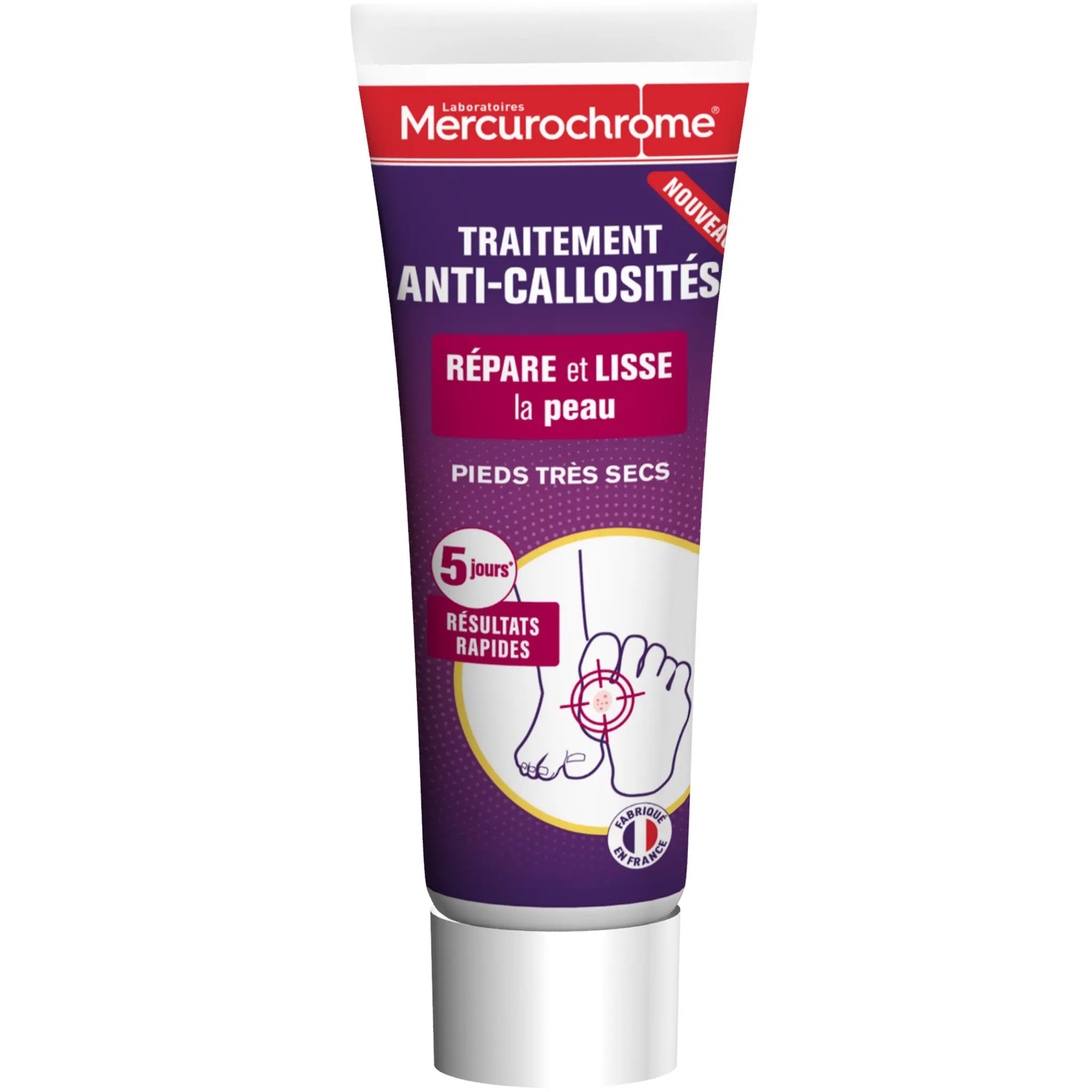 MERCUROCHROME Traitement anti-callosités pieds très secs