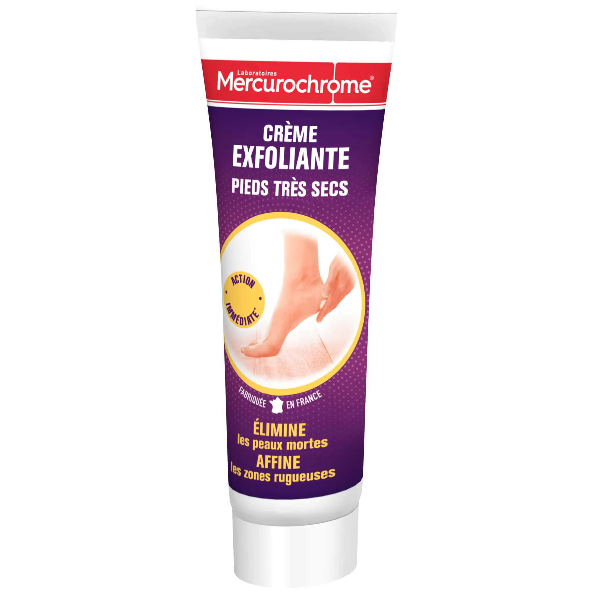 MERCUROCHROME Crème exfoliante pieds très secs