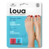 LOUA Masque pied en tissu ultra hydratant