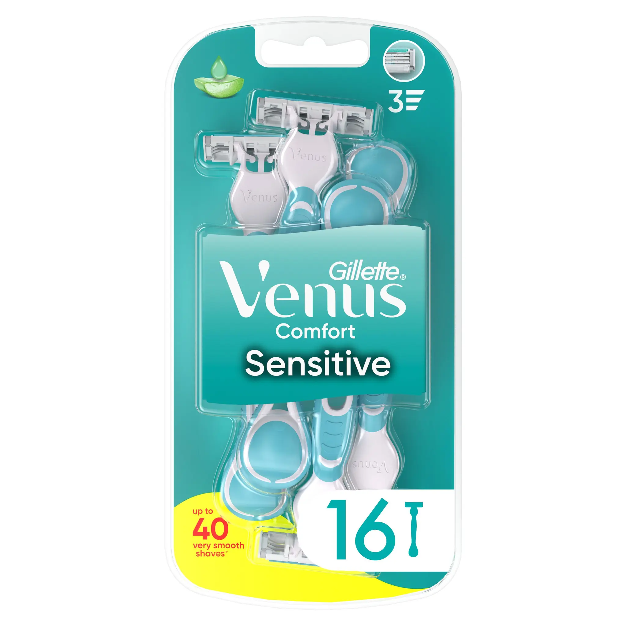 VENUS Rasoirs jetables sensitive