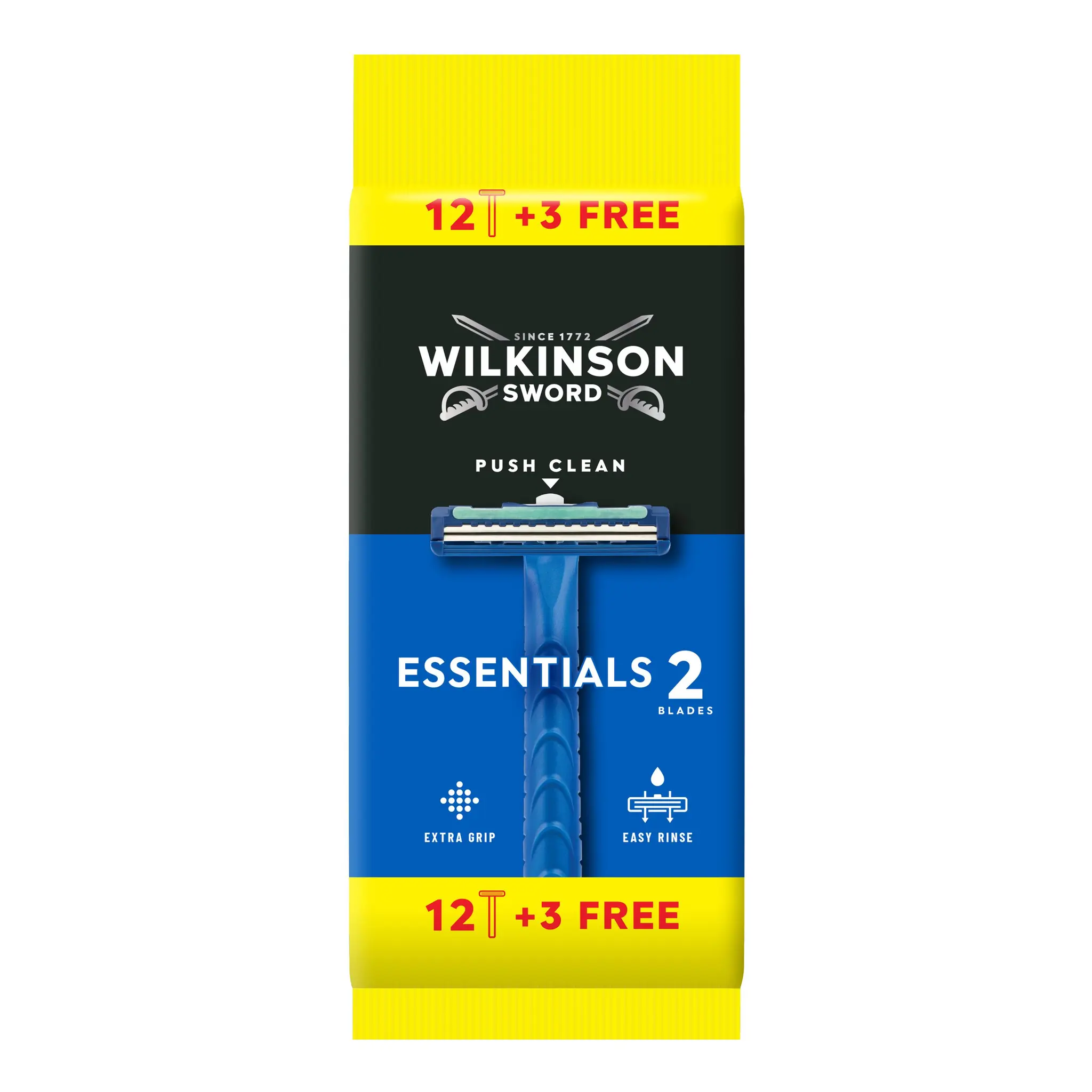 WILKINSON Extra Essential 2 rasoirs jetables précision