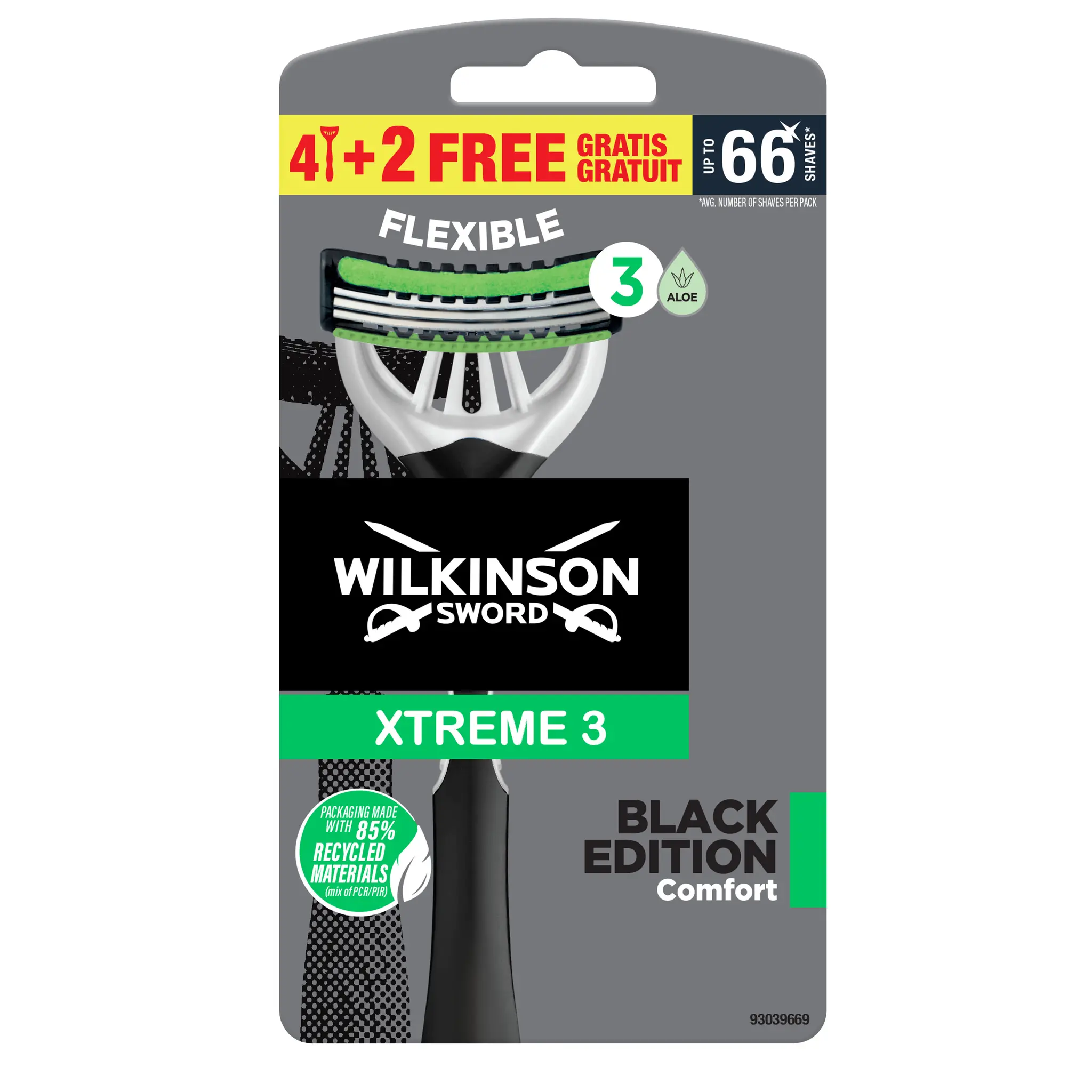 WILKINSON Extreme 3 rasoirs black edition