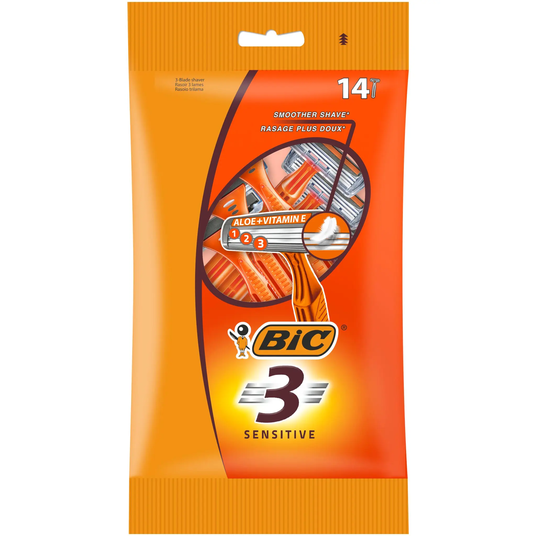 BIC Homme rasoir jetable 3 lames