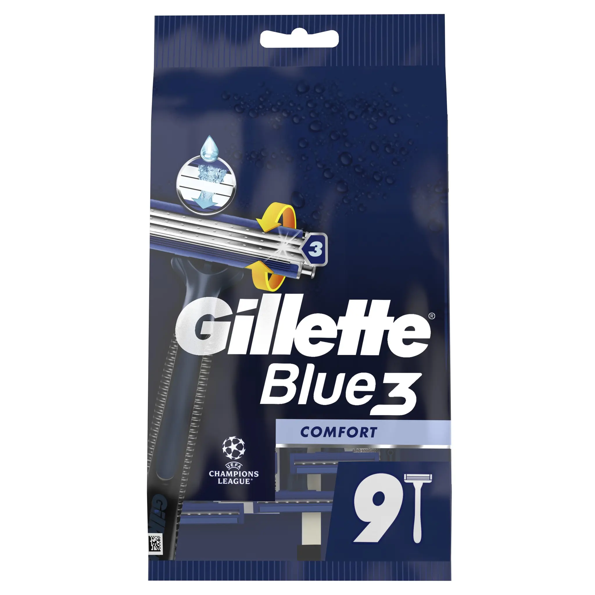 GILLETTE Blue 3 Rasoirs jetables comfort