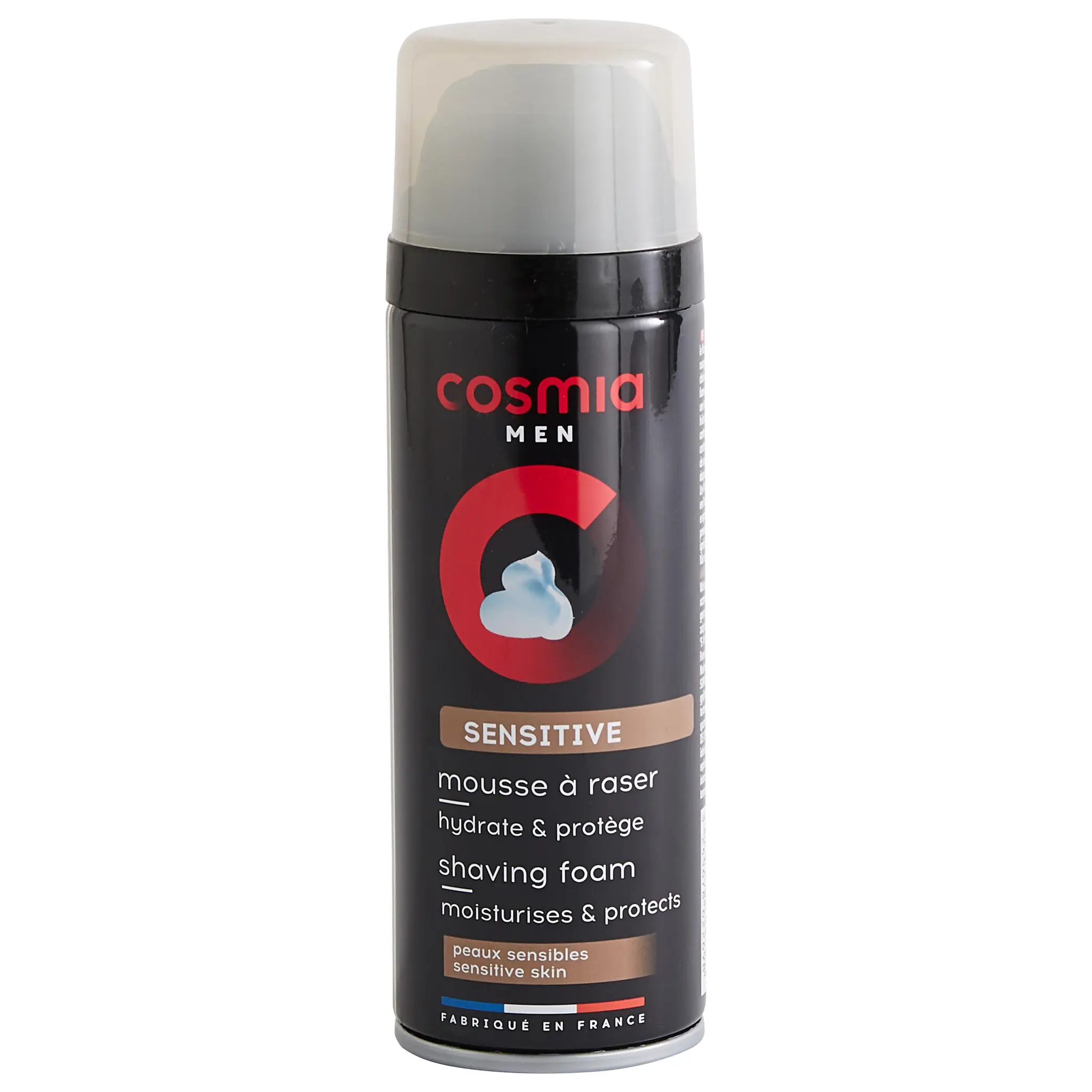 COSMIA MEN Mousse à raser sensitive pour peaux sensibles