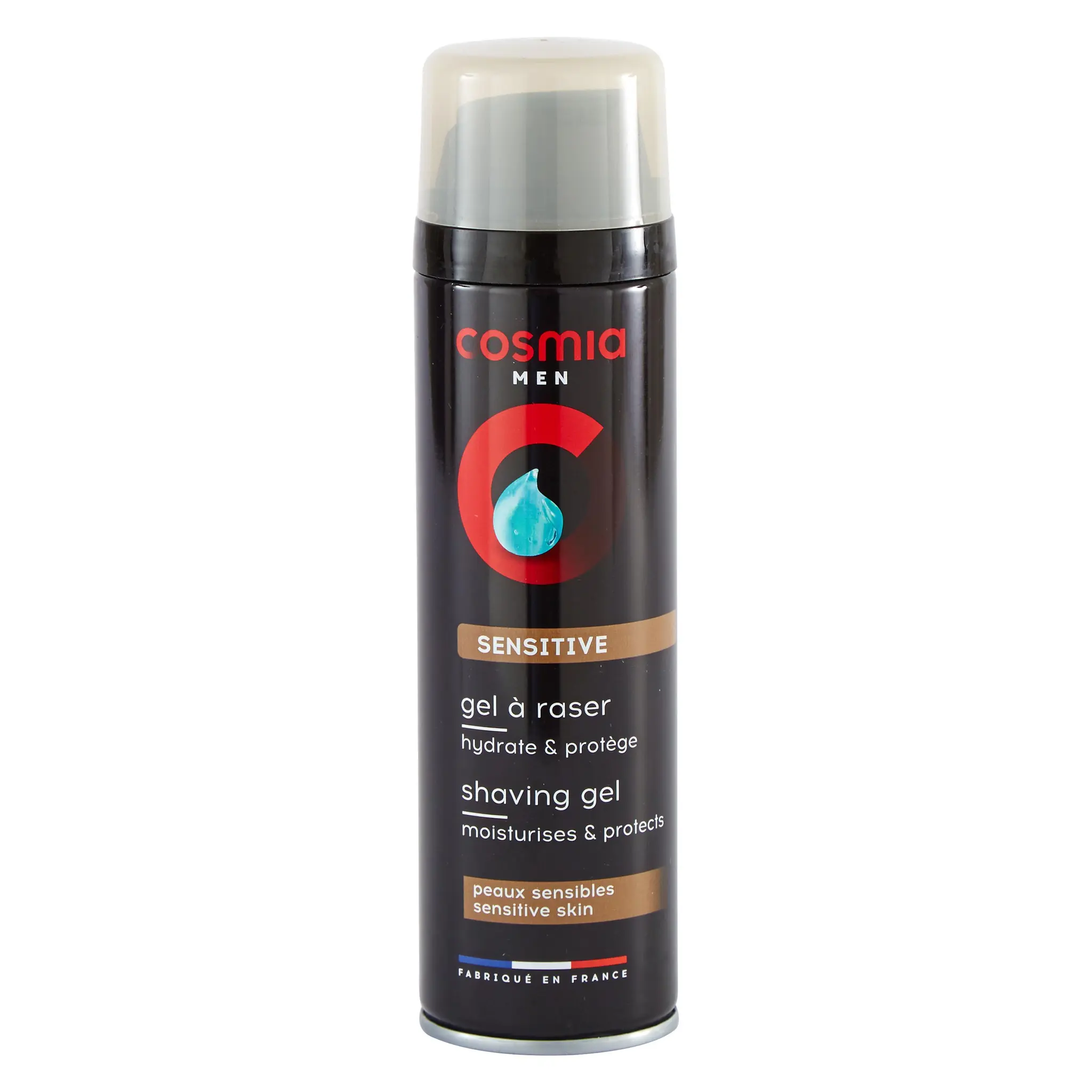 COSMIA MEN Gel à raser sensitive pour peaux sensibles