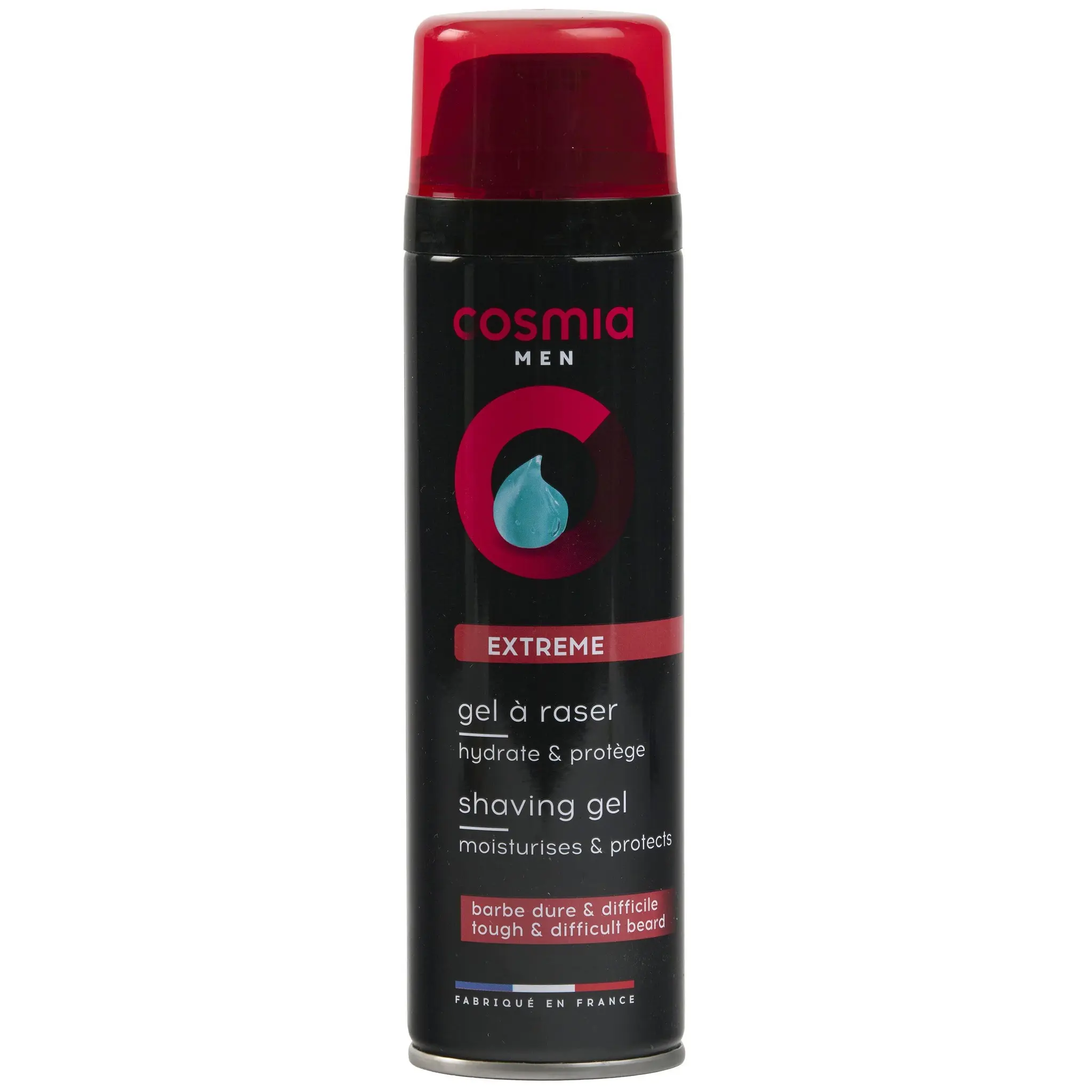 COSMIA MEN Gel à raser extrême hydratant barbe dure et difficile