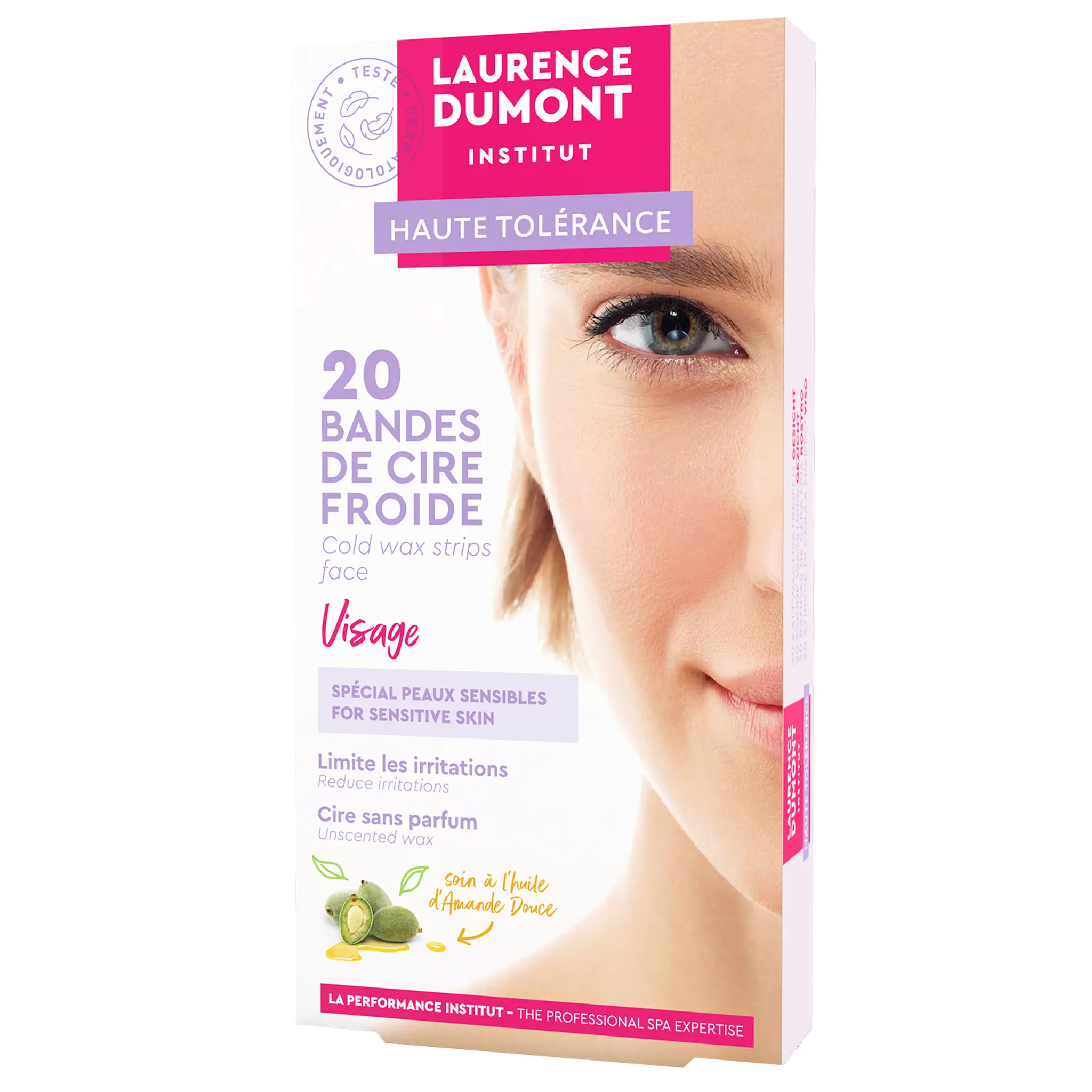 LAURENCE DUMONT Bandes de cire froide hypoallergéniques visage